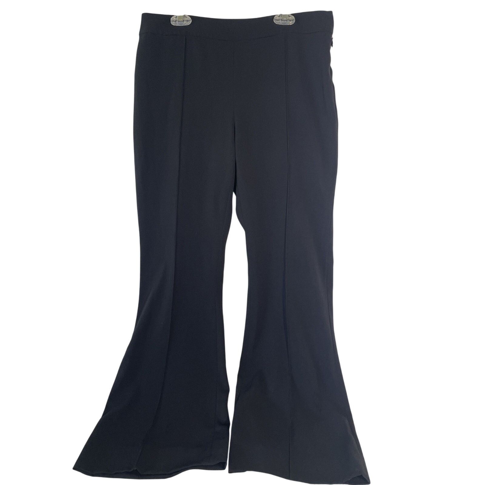 St John Emma Dress Pants Women’s Size 6 Black Side Zip- EUC