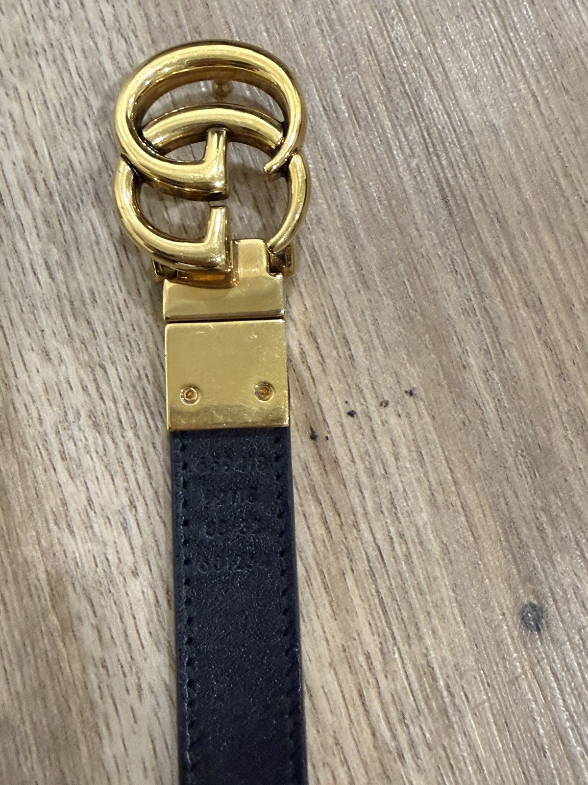 Gucci Gucci GG Marmont Logo Plaque Reversible Belt Size ONE SIZE - 3 Thumbnail
