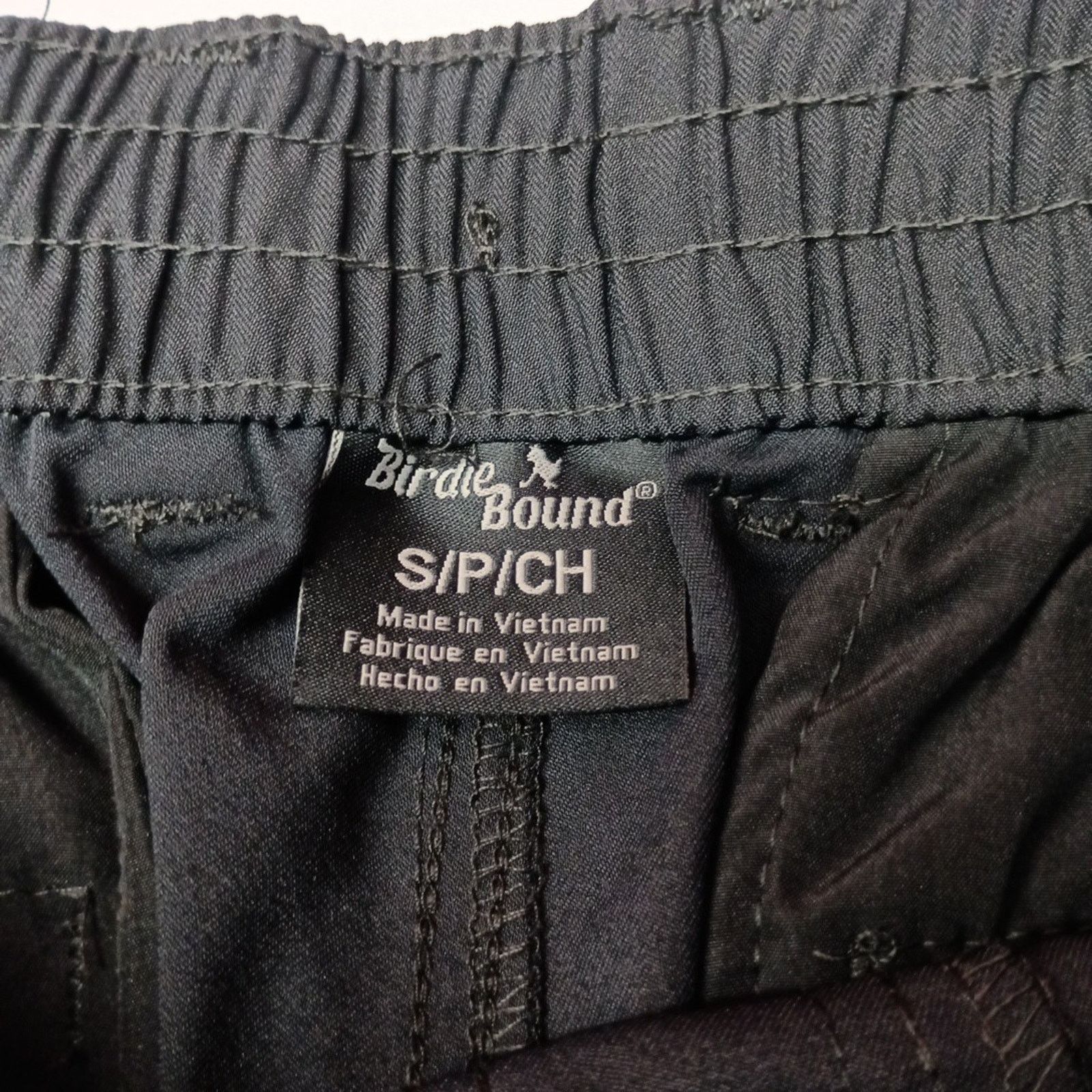 Other Birdie Bound Golf Joggers Men's S Black Stretch Drawstring Size US 29 - 9 Thumbnail