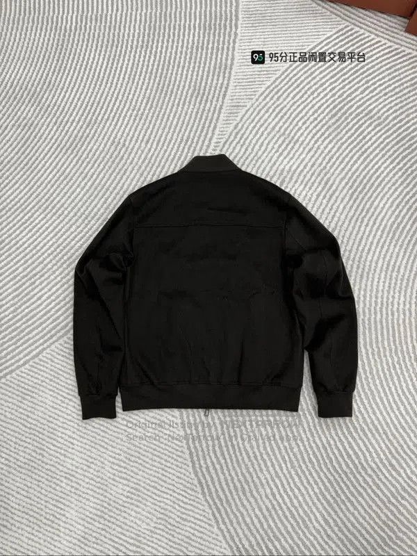 Loro Piana Loro Piana Men's Solid Zip Baseball Collar Jacket. Size US S / EU 44-46 / 1 - 4 Thumbnail