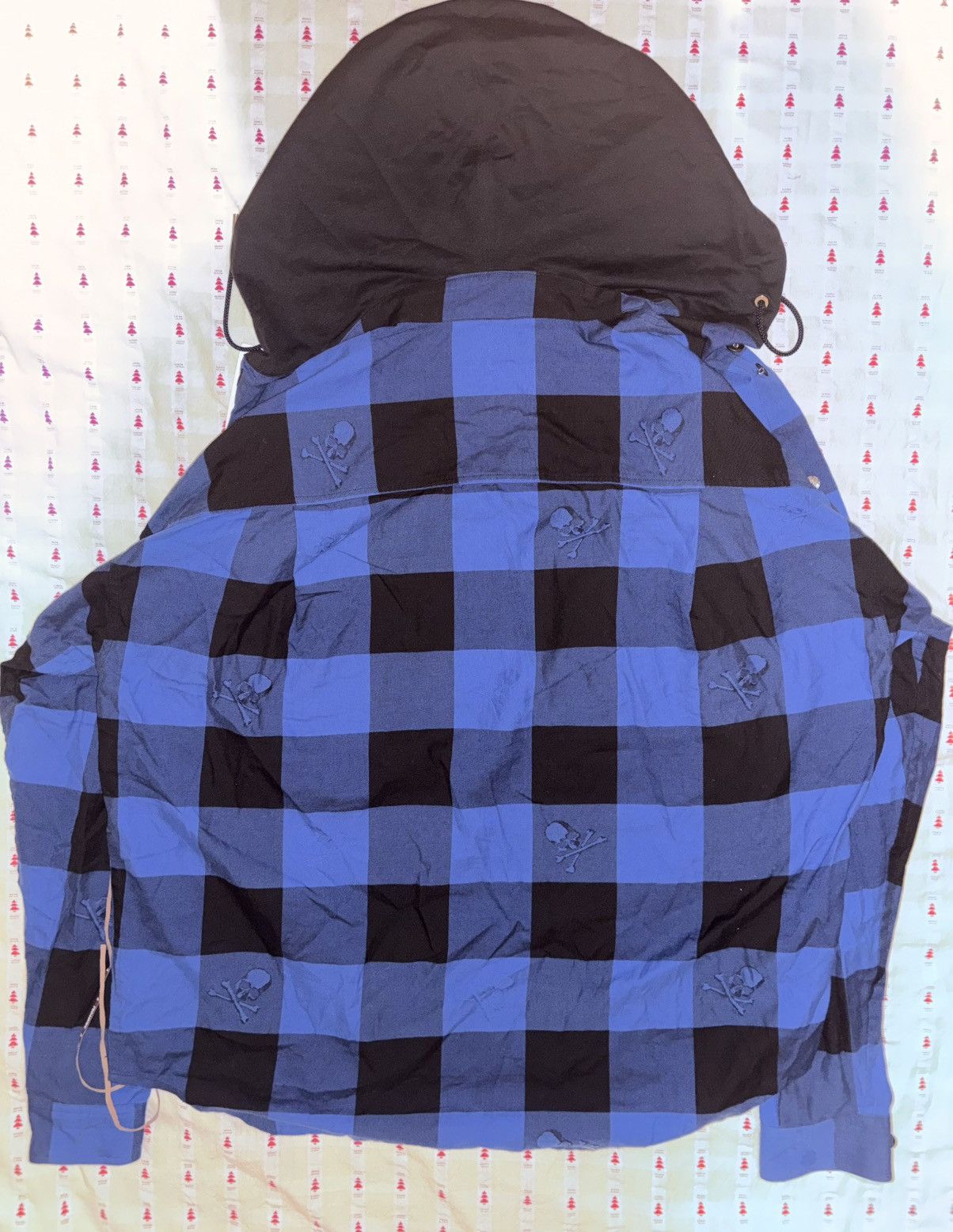Mastermind Japan MasterMind Blue and Black Plaid Flannel Hoodie Size US M / EU 48-50 / 2 - 2 Thumbnail