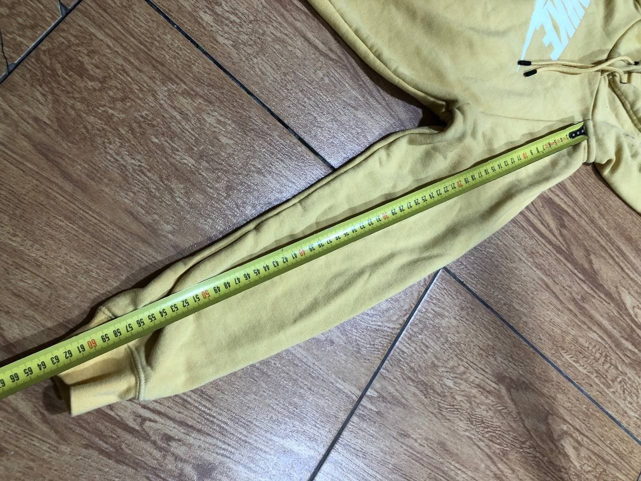 Nike Nike Yellow Fleece Hoodie Big Center Swoosh Logo Size US S / EU 44-46 / 1 - 10 Thumbnail