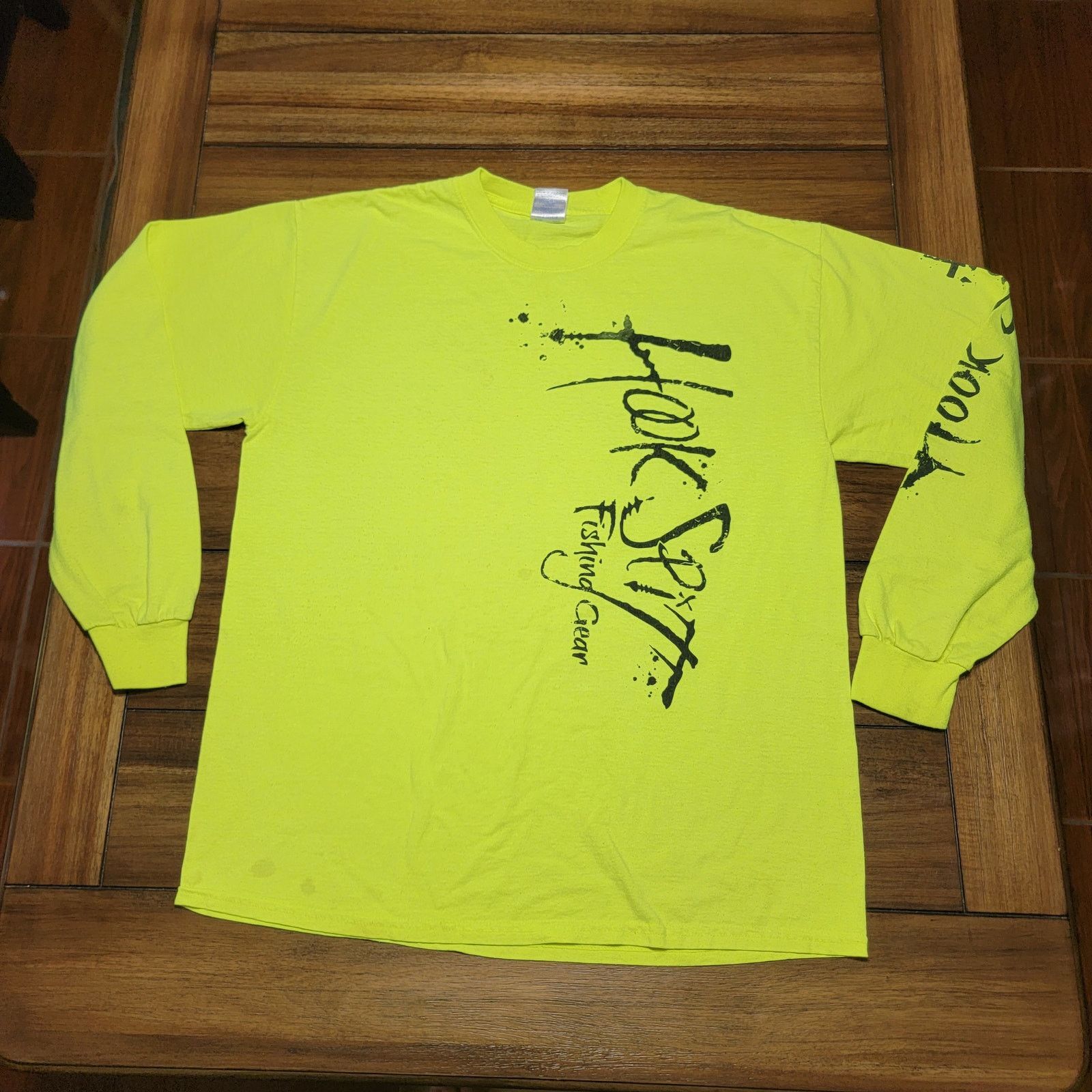Other Hook Spit Fishing Gear LS Tee (Gildan) "Looking For.." - Lg Size US L / EU 52-54 / 3 - 1 Thumbnail