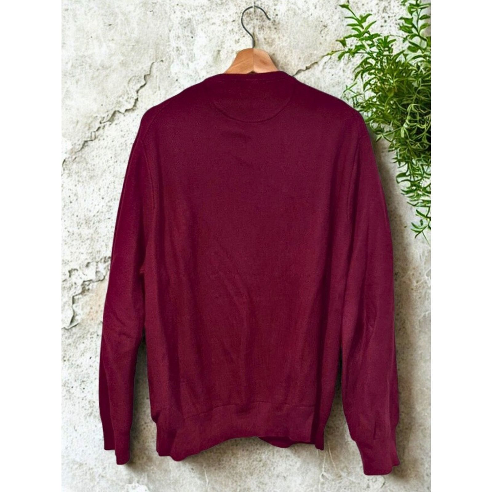 Polo Ralph Lauren Polo Ralph Lauren Sweater 2XL Red Wine Pima Cotton Knit Size US XXL / EU 58 / 5 - 5 Thumbnail