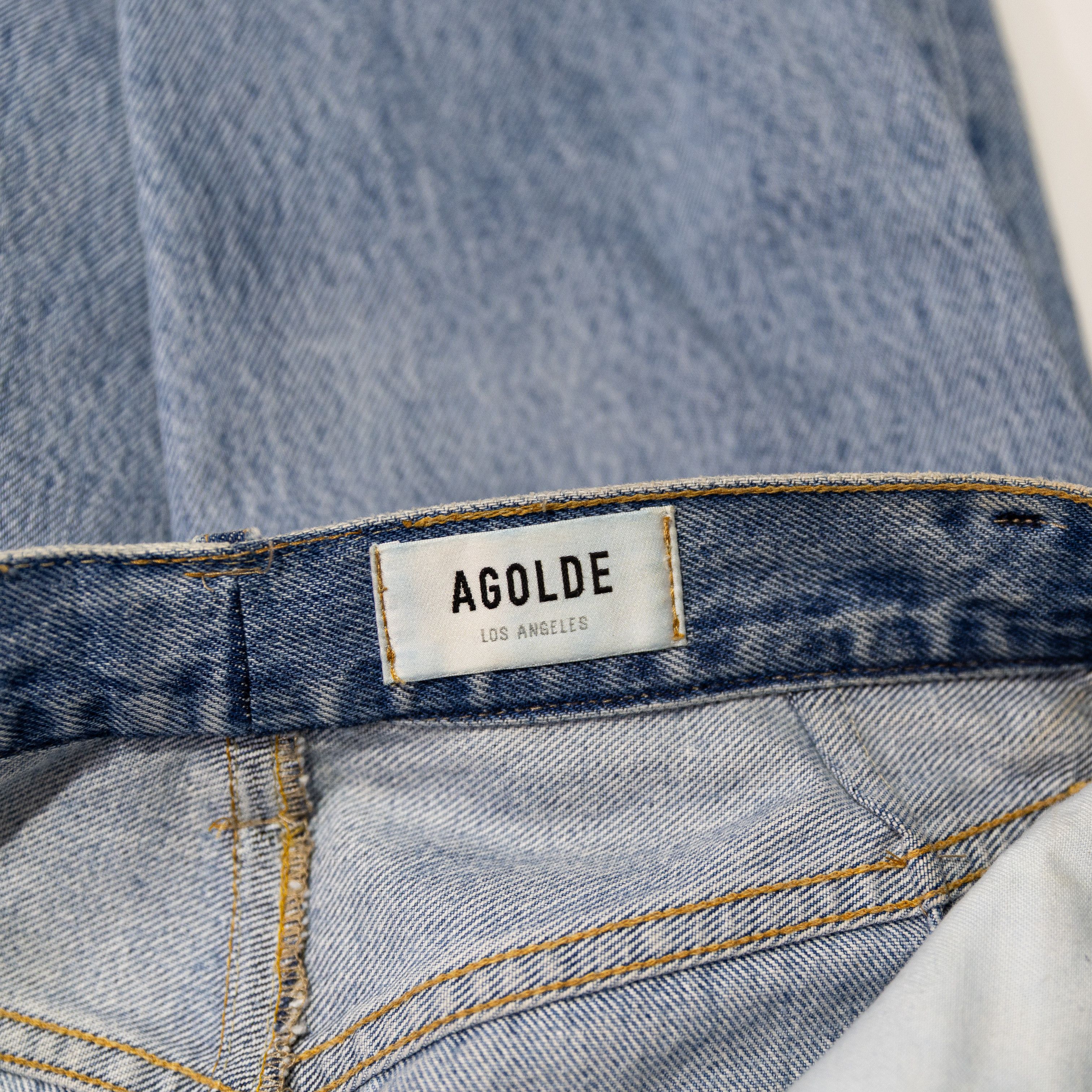 Agolde Agolde Women's 90's Mid Rise Loose Fit Size 25" / US 0 / IT 36 - 2 Thumbnail