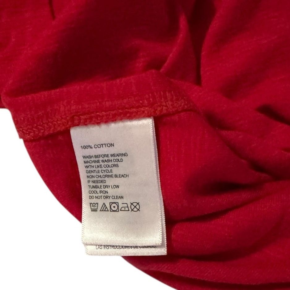 Tommy Bahama Tommy Bahama Red 3/4 Sleeve Tee Medium Curved Hem Size US M / EU 48-50 / 2 - 3 Thumbnail