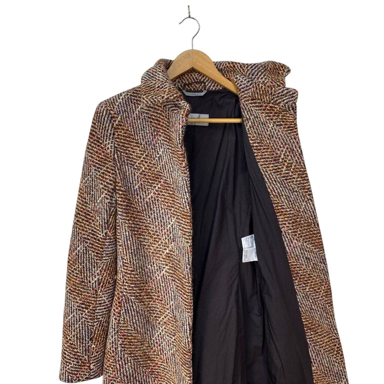 Max Mara MAX MARA TWEED KNITTED LONG COAT Size XS / US 0-2 / IT 36-38 - 13 Thumbnail