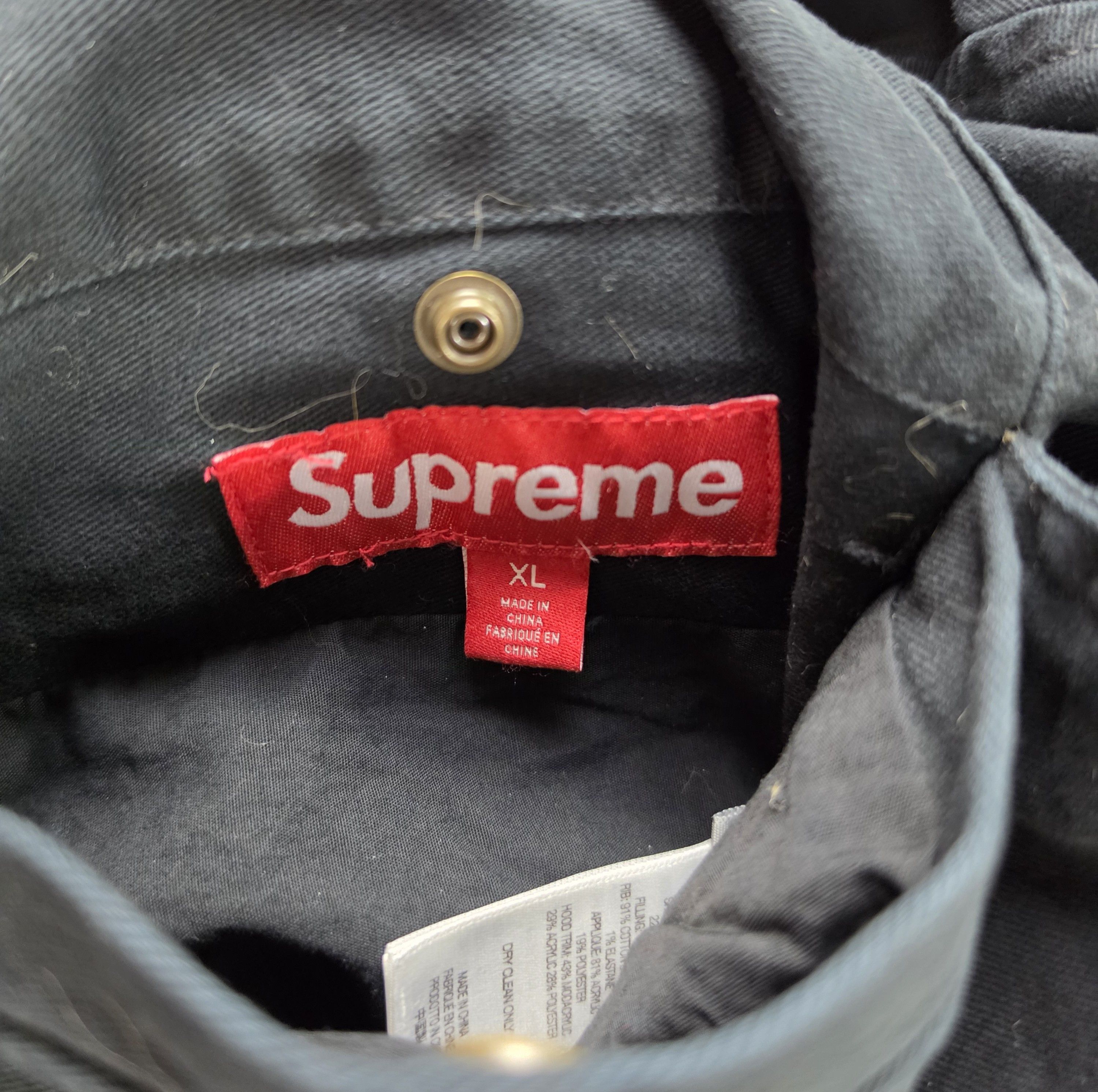 Supreme Supreme Reversible Faux Fur Hooded Work Jacket 3M Thinsulate Size US XL / EU 56 / 4 - 6 Thumbnail