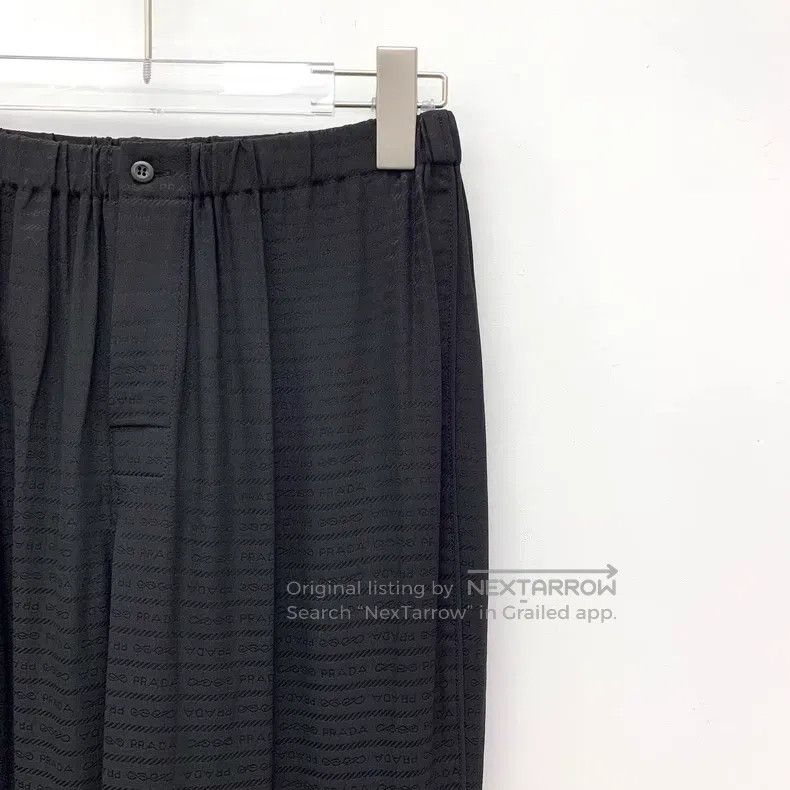 Prada Prada SizeS 22 styles of black mulberry silk casual trouser Size US 31 - 3 Thumbnail