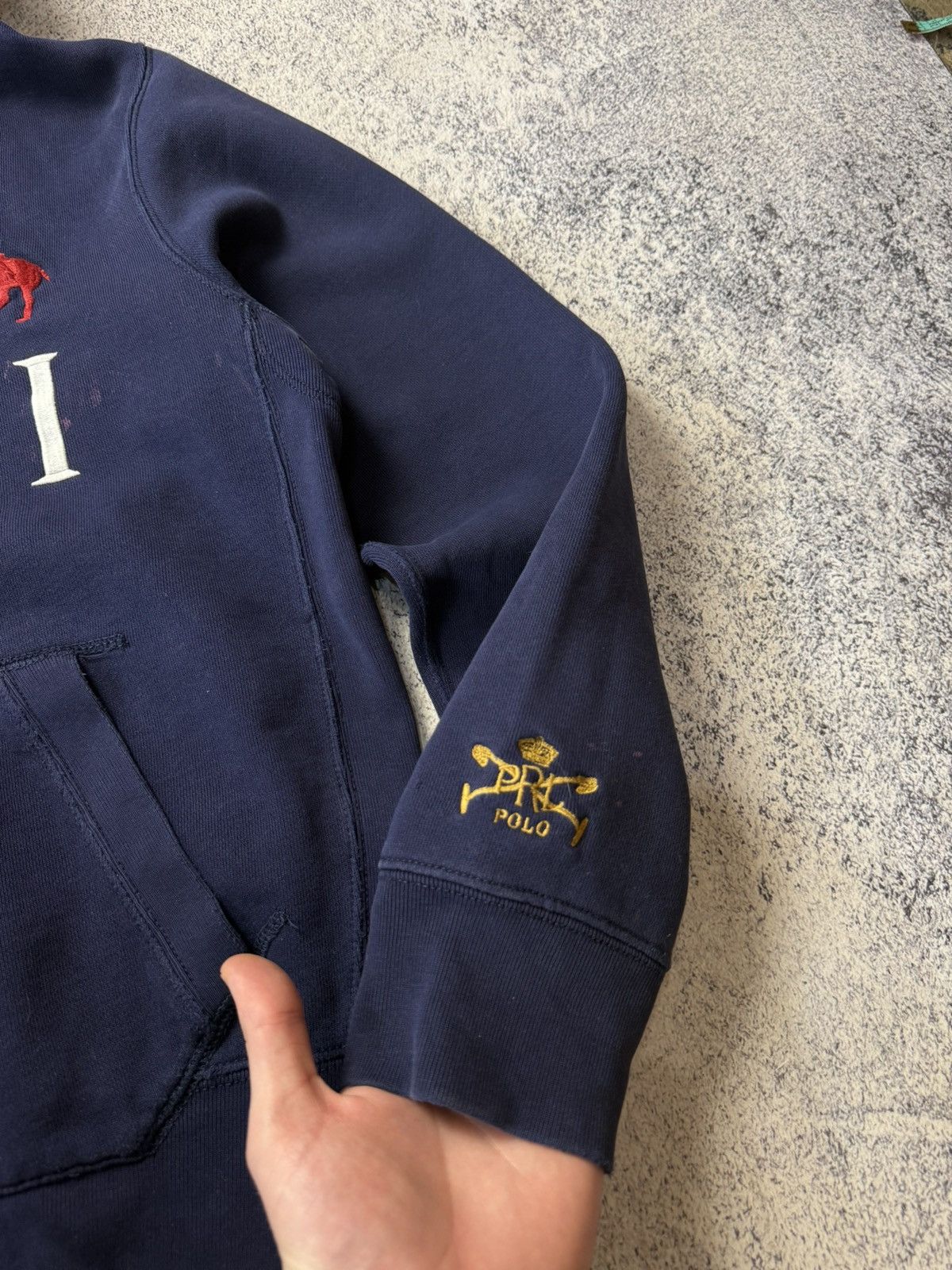 Polo Ralph Lauren Vintage Polo Ralph Lauren Dirty Distressed Hoodie Y2K Size US L / EU 52-54 / 3 - 14 Thumbnail