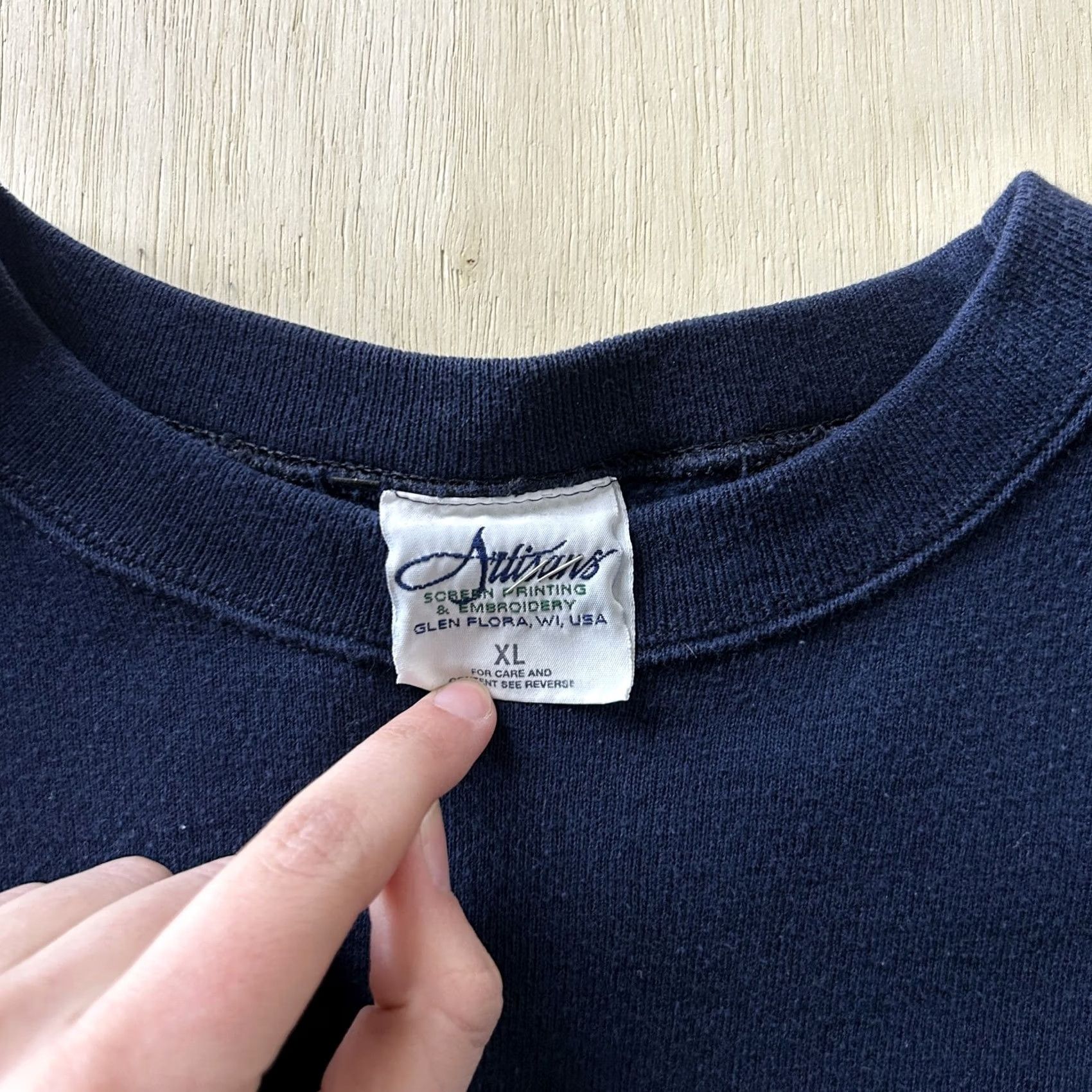 Vintage Vintage Sutton's Mystic Seaport Sweatshirt Mens XL Blue Fleece Nautical Crewneck Size US XL / EU 56 / 4 - 3 Thumbnail