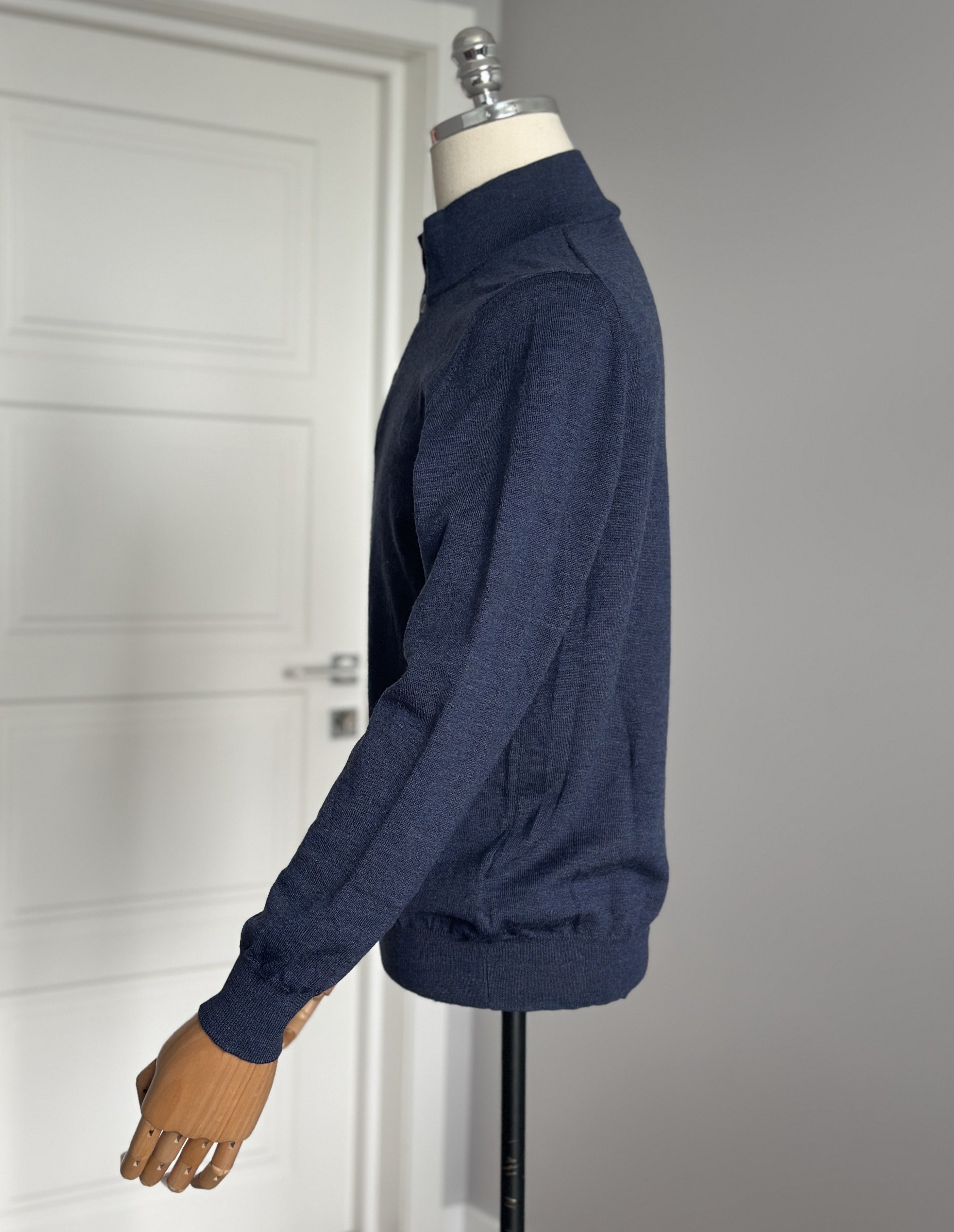Fay FAY COLTRUI Sweater Made In Italy Marine Combi Luxury Brand Size US S / EU 44-46 / 1 - 7 Thumbnail