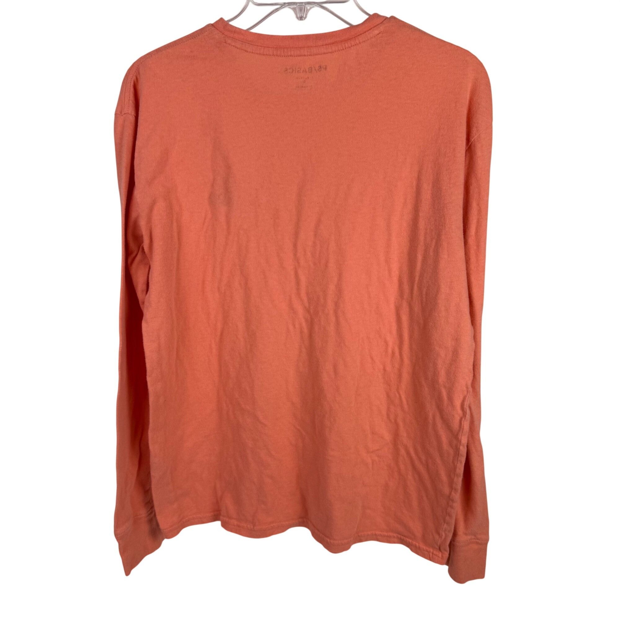 Pacsun PS Basics Pac Sun Men's Long-Sleeve Cotton T-Shirt Orange Si Size US S / EU 44-46 / 1 - 4 Thumbnail