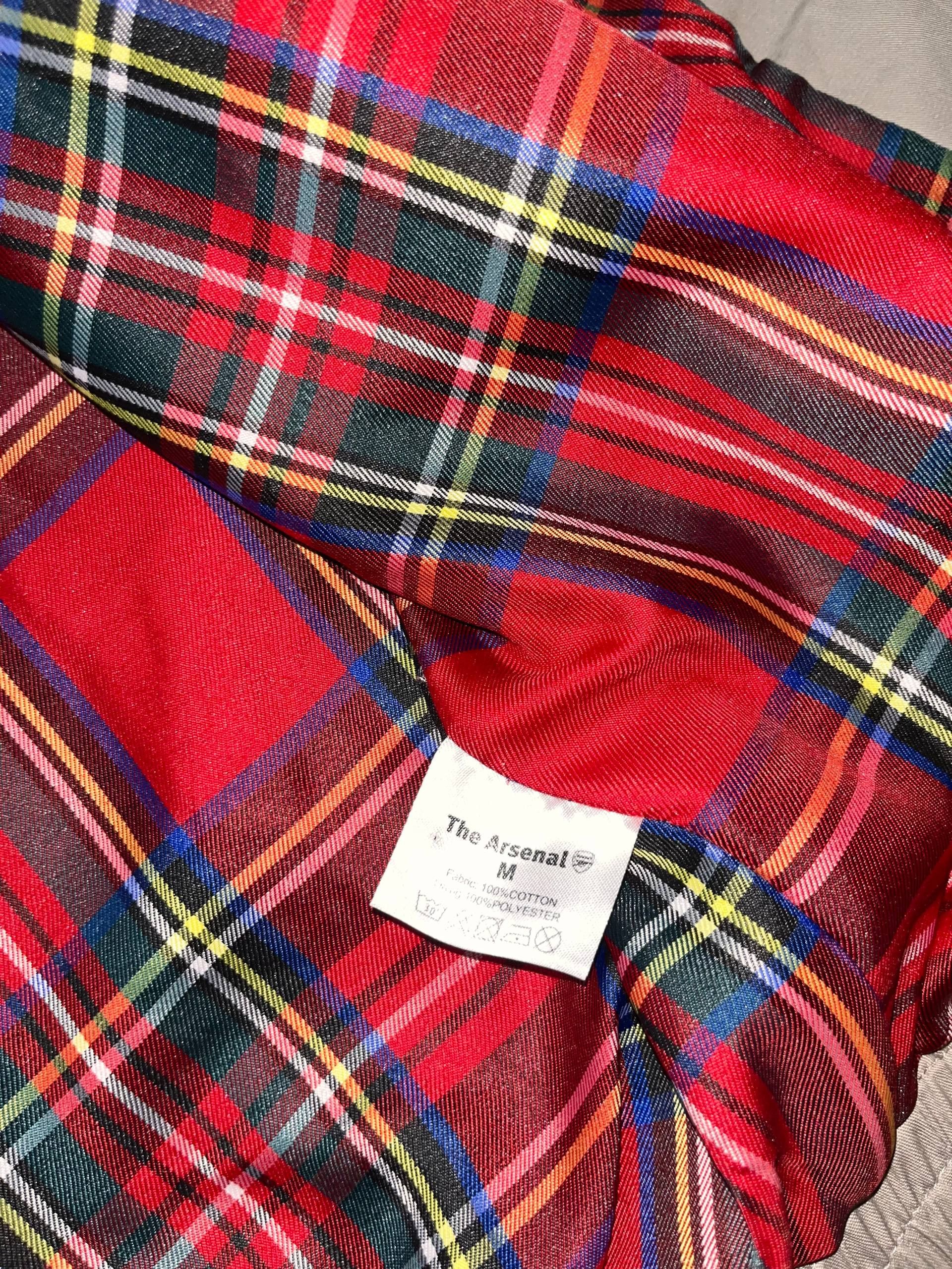 New England Outerwear Arsenal London England Checkered Harrington Jacket Size US M / EU 48-50 / 2 - 7 Thumbnail