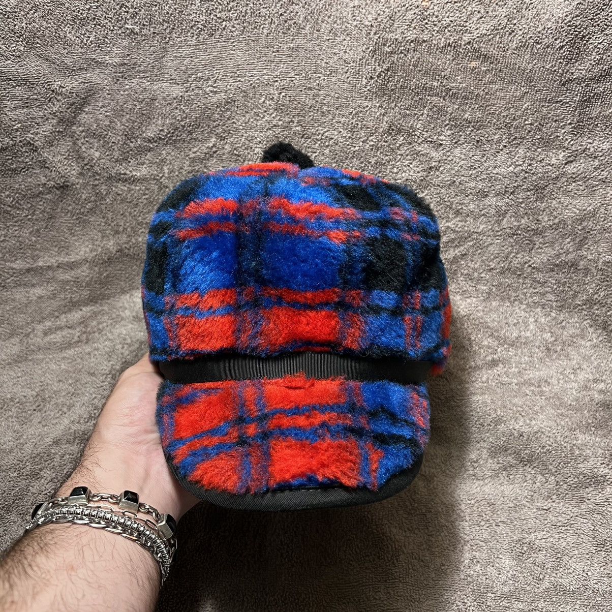 Vintage Vintage 70s Plaid Faux Fur Trapper Hat Lined Quilted USA Size ONE SIZE - 2 Thumbnail