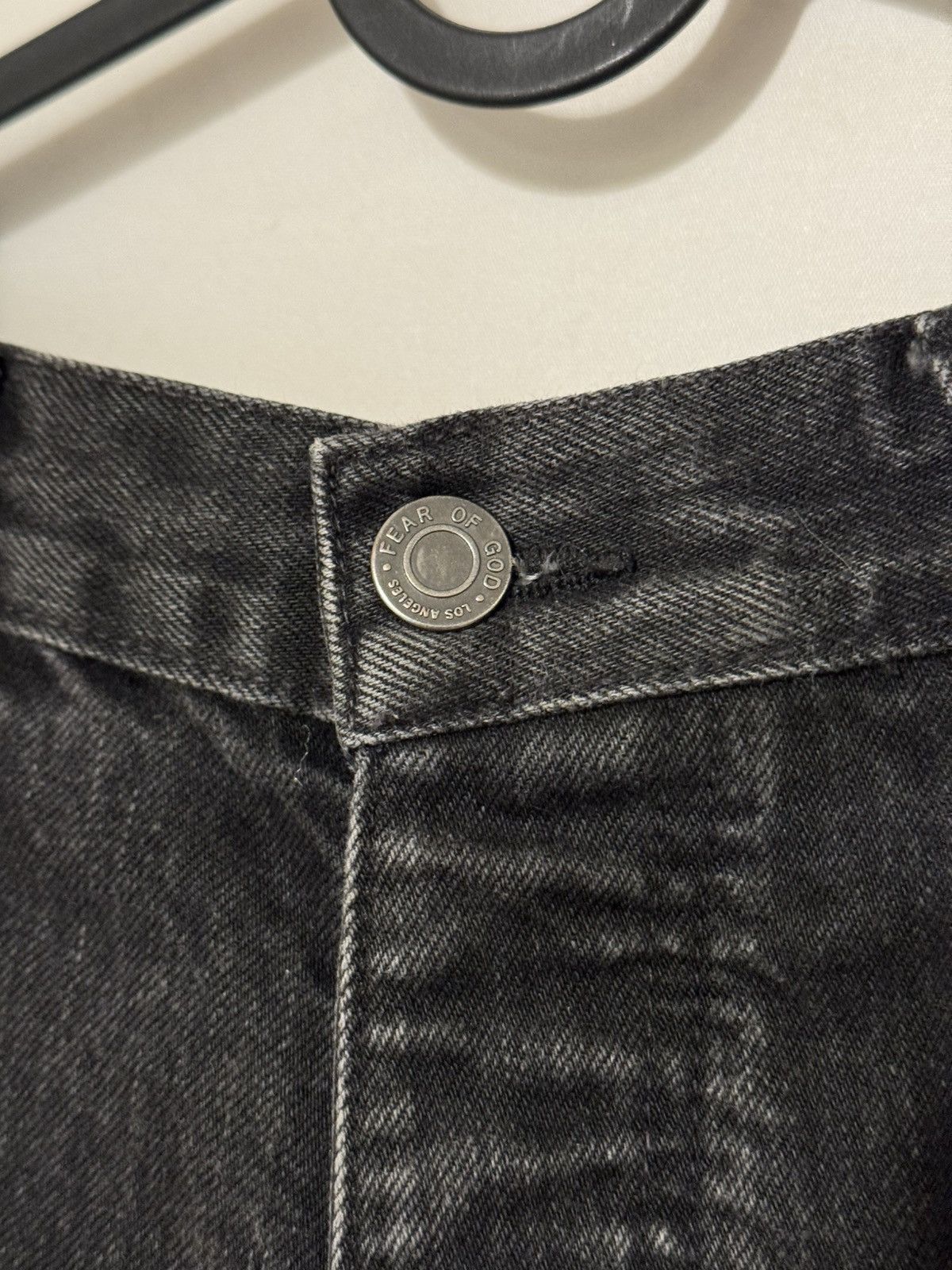 Fear of God 🔥Fear of God Fourth Collection Distressed Jeans Black SZ 31 Size US 31 - 3 Thumbnail