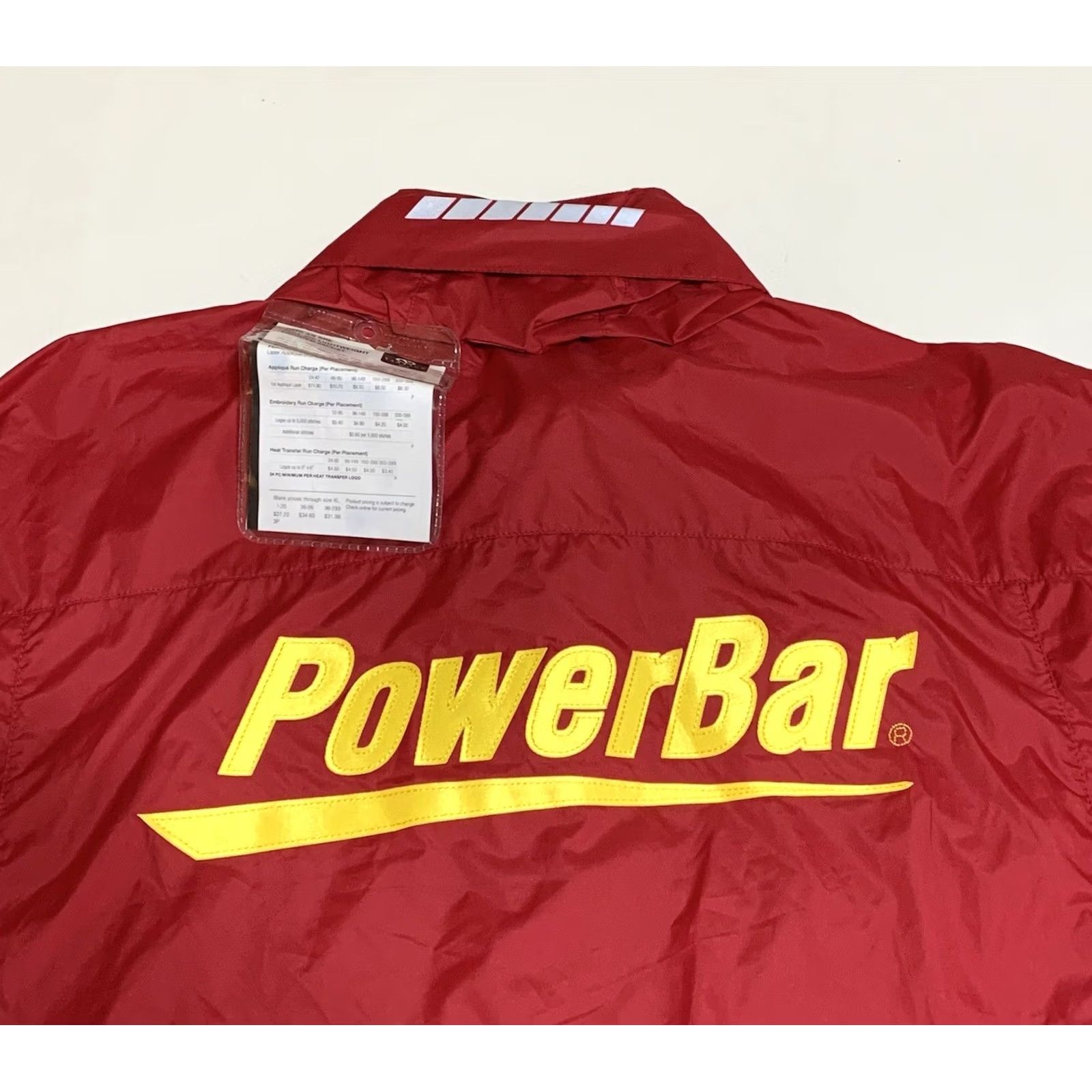 Vintage Vantage Windbreaker Seattle Aquarium Powerbar Light Weight Red NWT Large Mens Size US L / EU 52-54 / 3 - 4 Thumbnail