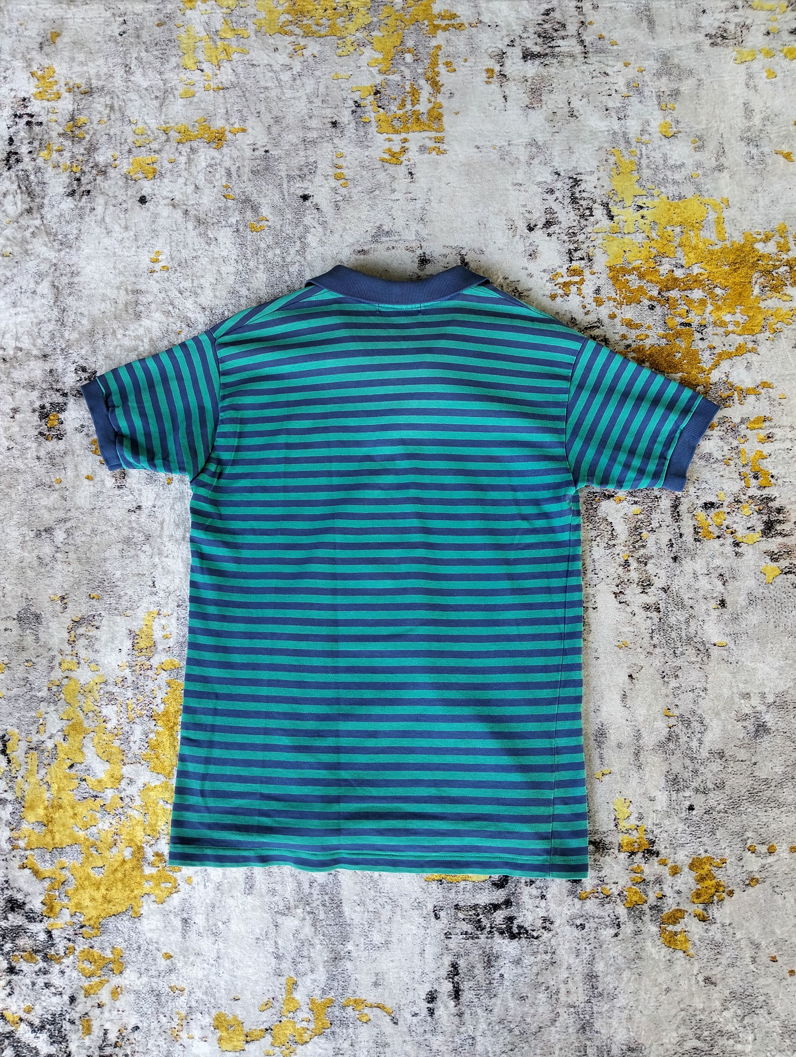 Gucci Vintage Gucci Striped Logo Polo Shirt Size US S / EU 44-46 / 1 - 2 Thumbnail