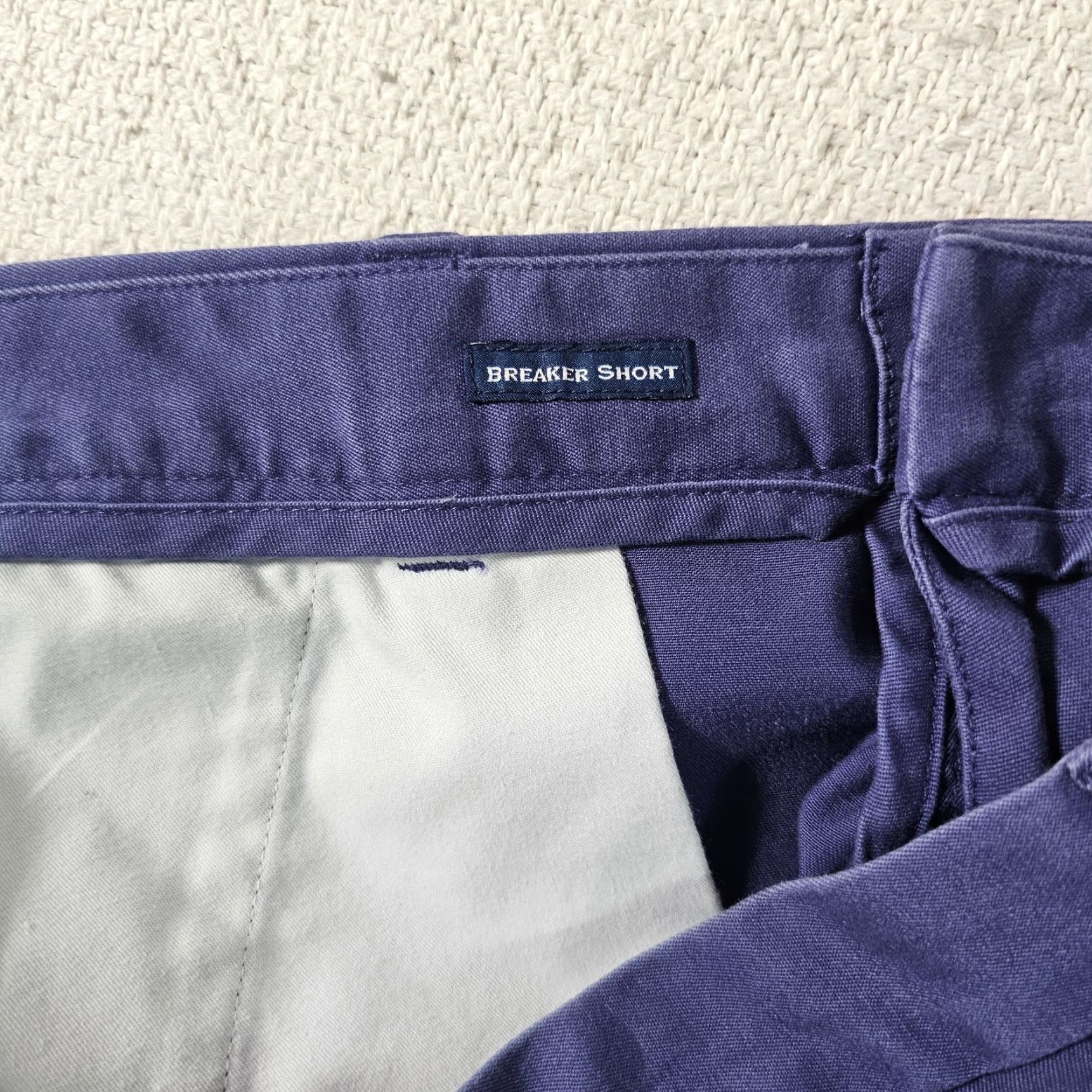 Vineyard Vines Vineyard Vines Chino Shorts Men 36 Indigo Blue Cotton Preppy Casual Regular Inseam 7" Stretch Pockets Flat Front Modern Vintage No Size US 36 / EU 52 - 3 Thumbnail
