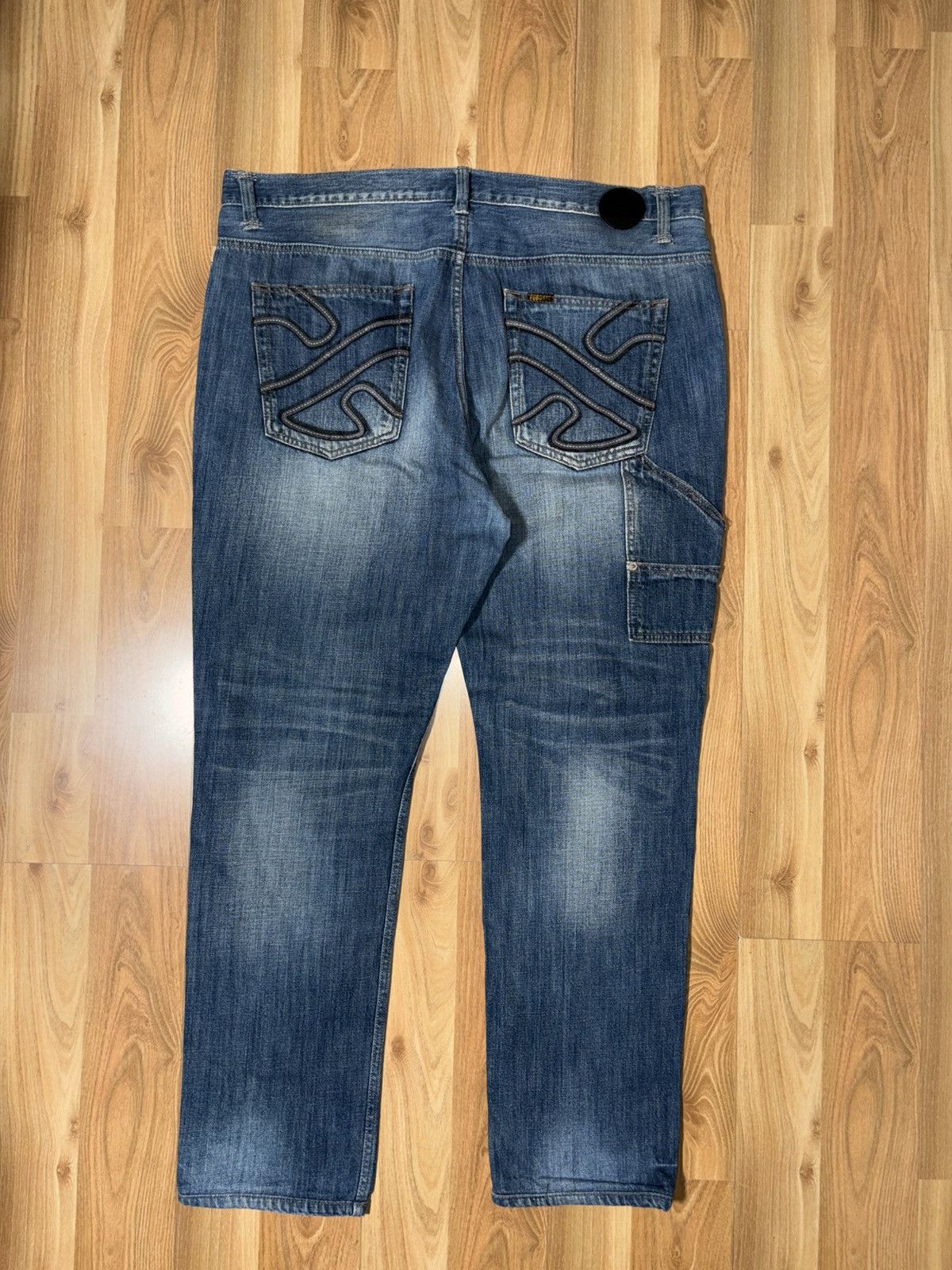 Fubu Archive FUBU 90s Streetwear Carpenter Jeans Baggy Fit Size US 38 / EU 54 - 2 Thumbnail