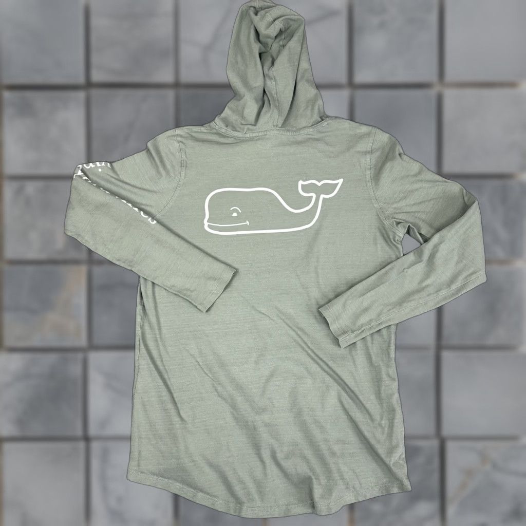 Vineyard Vines Vineyard Vines T Shirt Mens S Green Long Sleeve Graphic Hooded Logo A Size US S / EU 44-46 / 1 - 1 Thumbnail