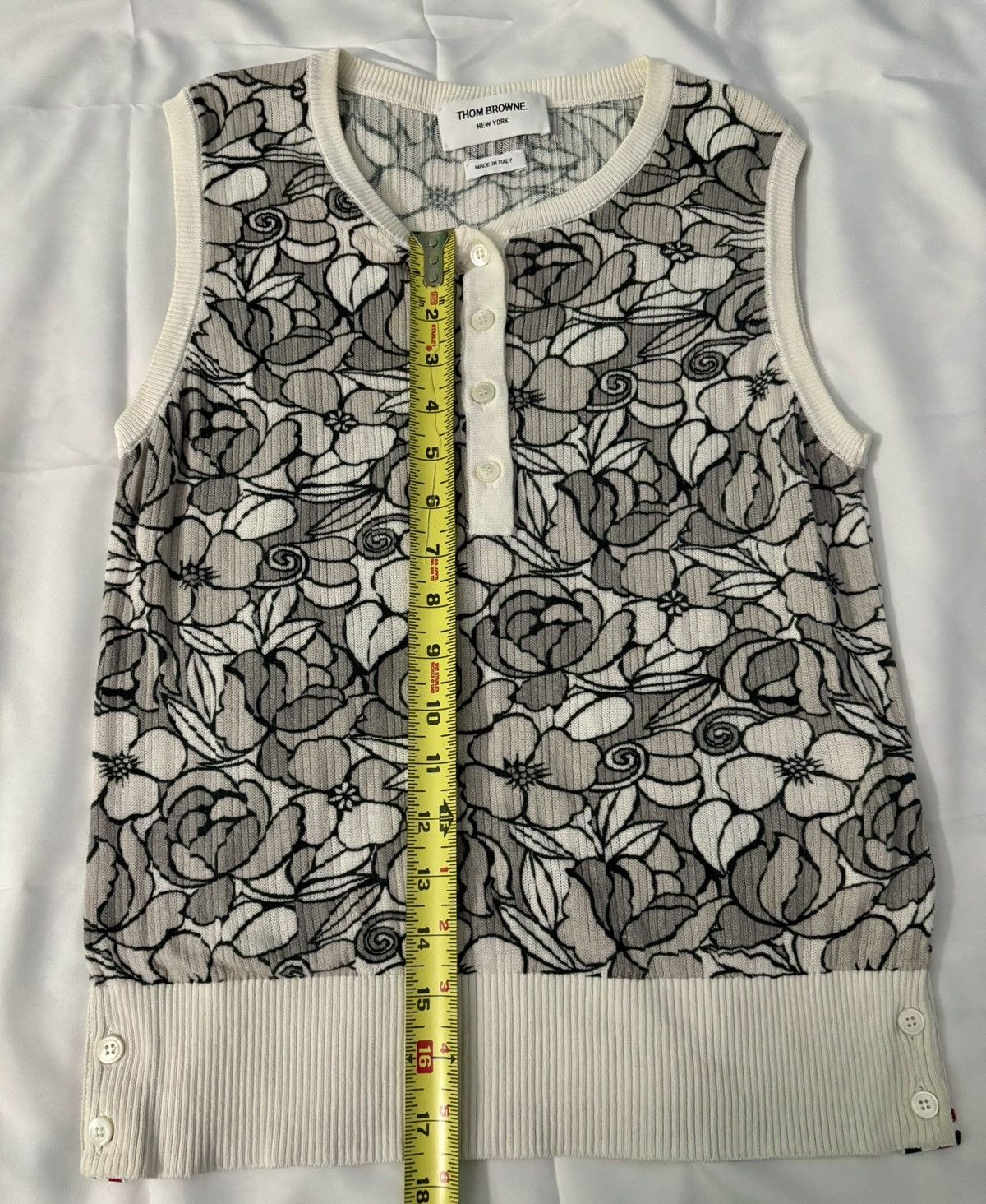 Thom Browne Thom Browne Floral V Neck Sleeveless Top Size M / US 6-8 / IT 42-44 - 5 Thumbnail