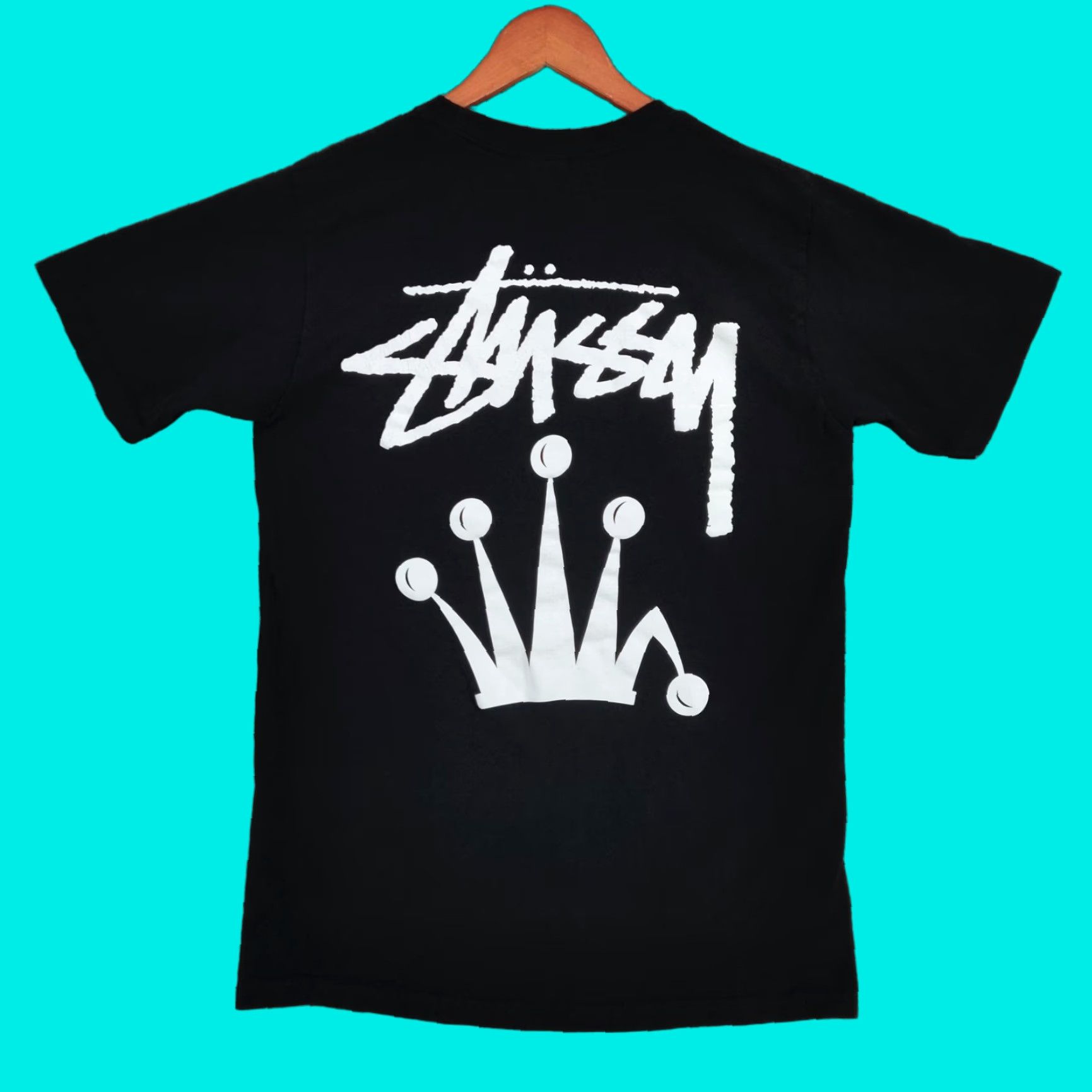 Stussy × Vintage Vintage Stussy money clip Dollar tshirt
