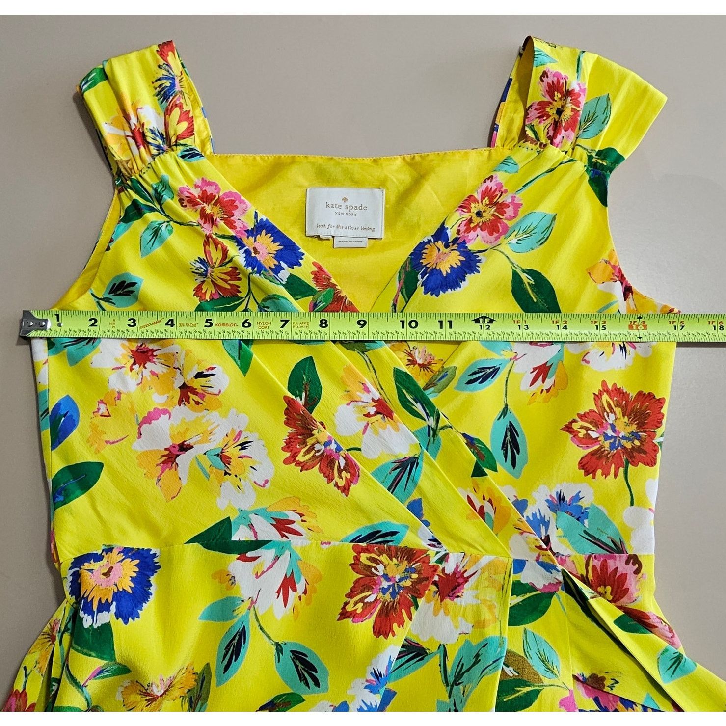Kate Spade Kate Spade Floral Summer Silk Wrap Cathleen Dress 2 XS Size XS / US 0-2 / IT 36-38 - 7 Thumbnail