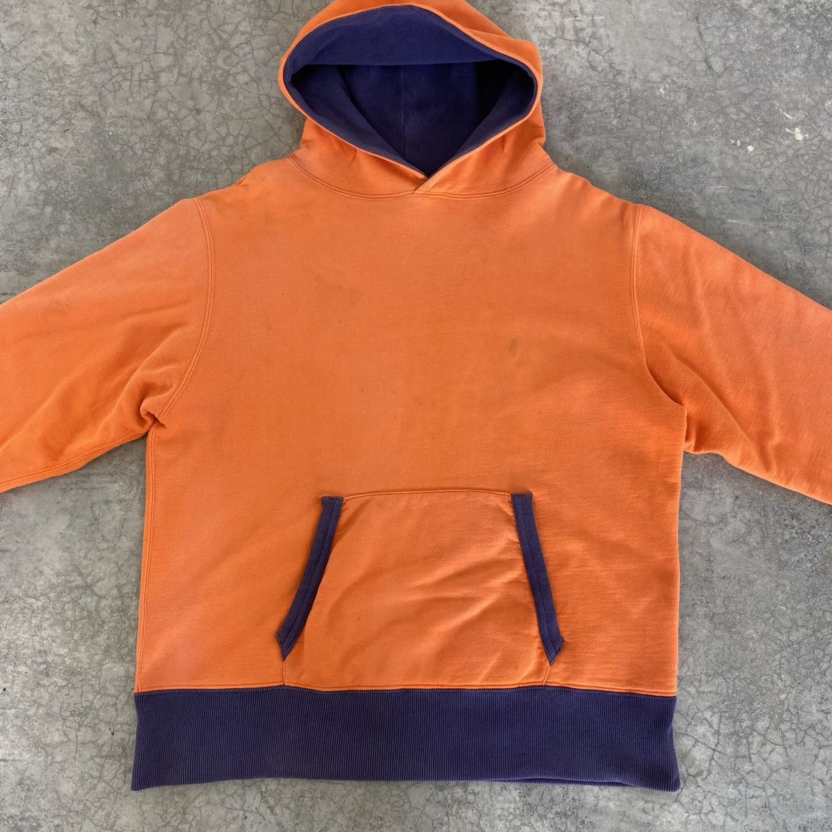 Toyo Enterprises VTG Cheswick Two Tone Lined Hooded Thick Sweatshirt Size US L / EU 52-54 / 3 - 3 Thumbnail