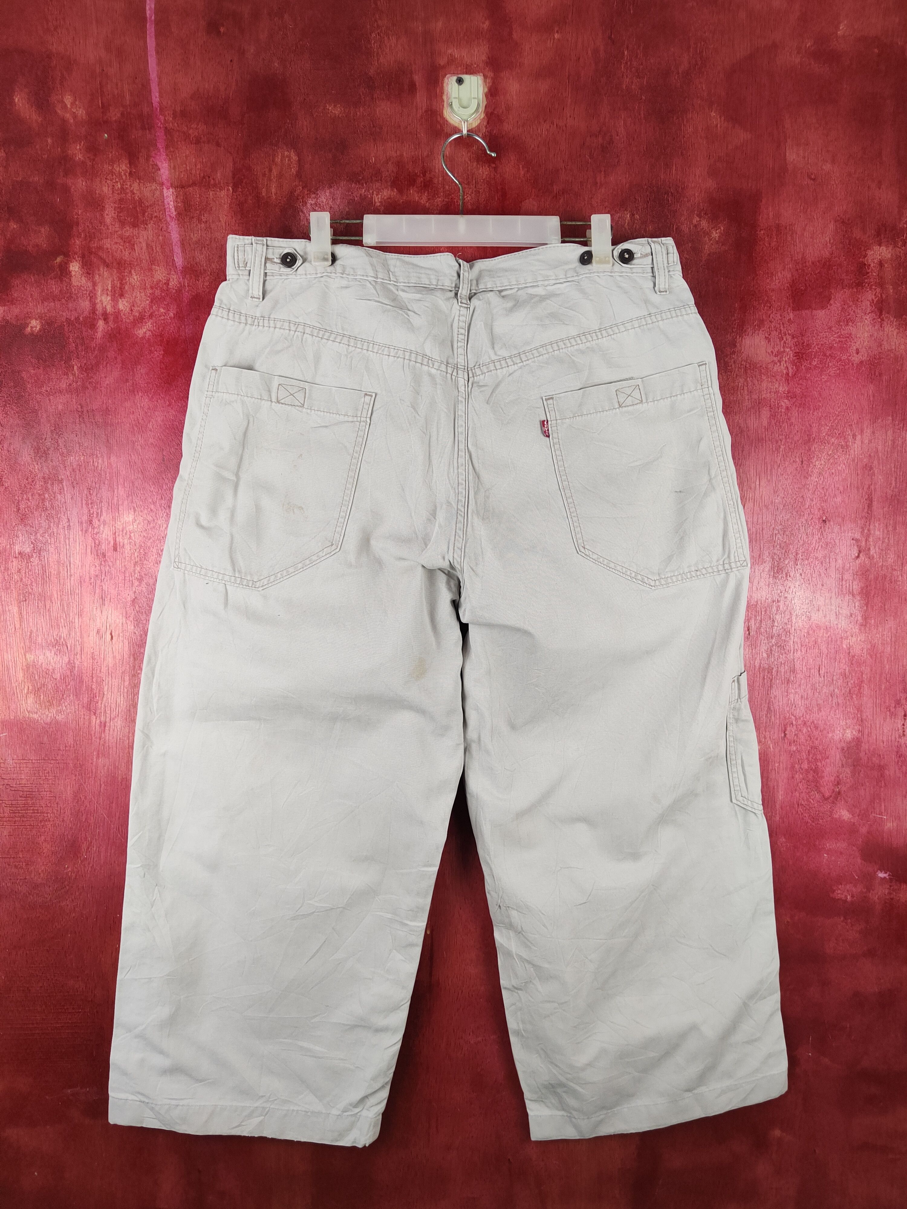 Levi's Levis Light Gray Multipocket Cargo Pants N#S008 Size US 36 / EU 52 - 7 Thumbnail