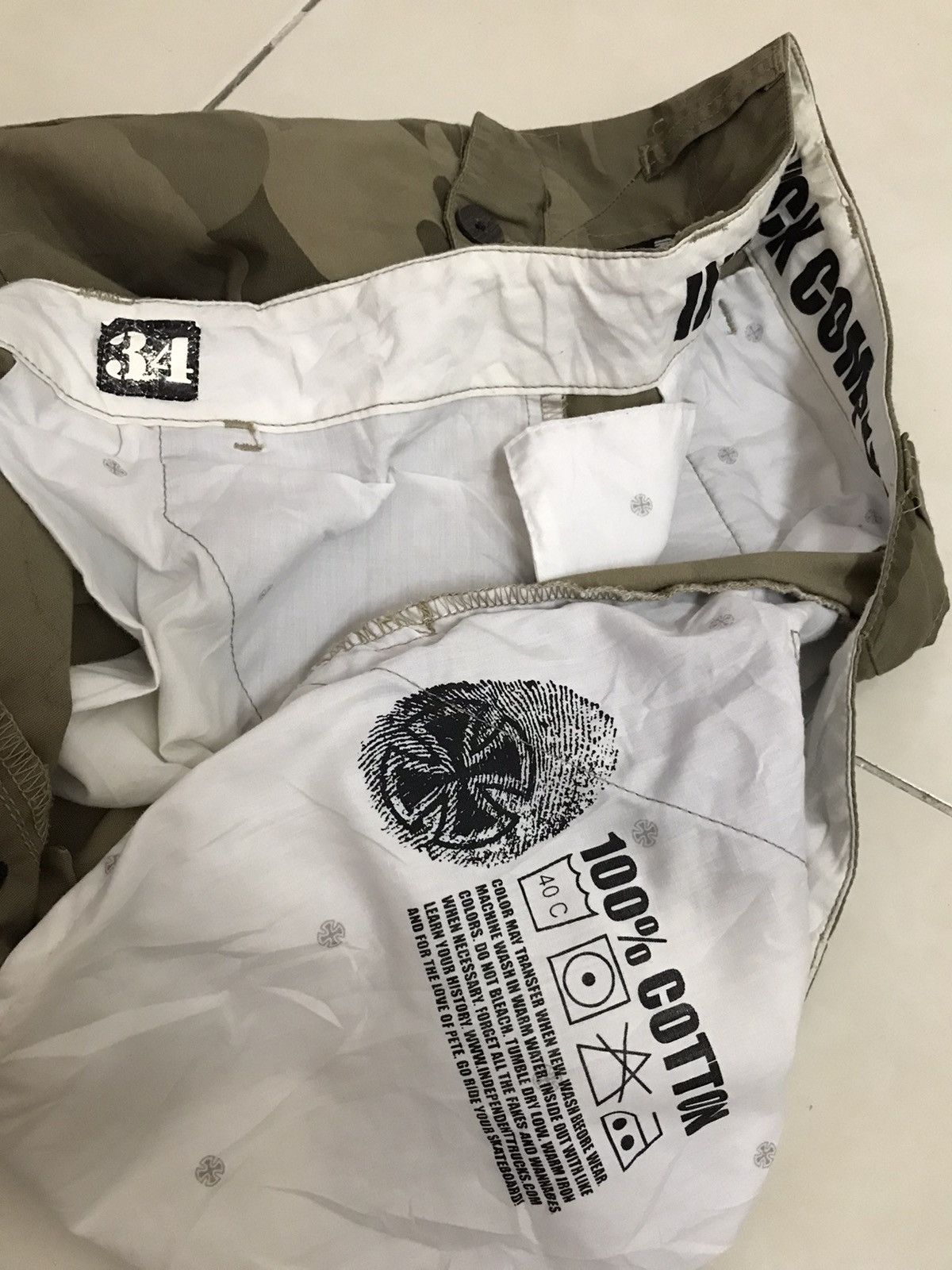 Independent Truck Co. Independent Truck.co Camo Cargo Short Pants Size US 32 / EU 48 - 7 Thumbnail