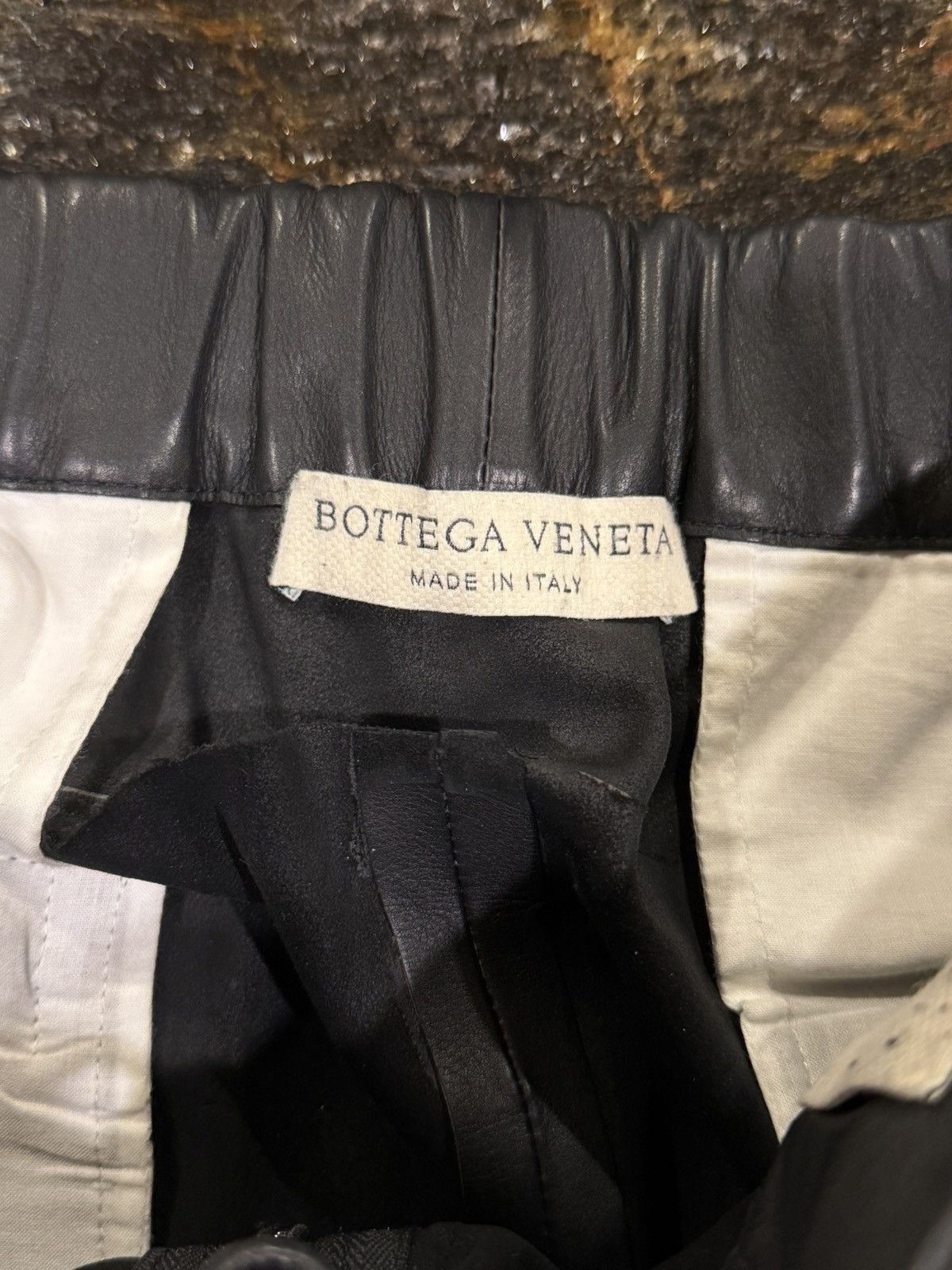 Bottega Veneta Bottega Veneta Daniel Lee FW19 Leather Jogger Pants Size US 33 - 11 Thumbnail