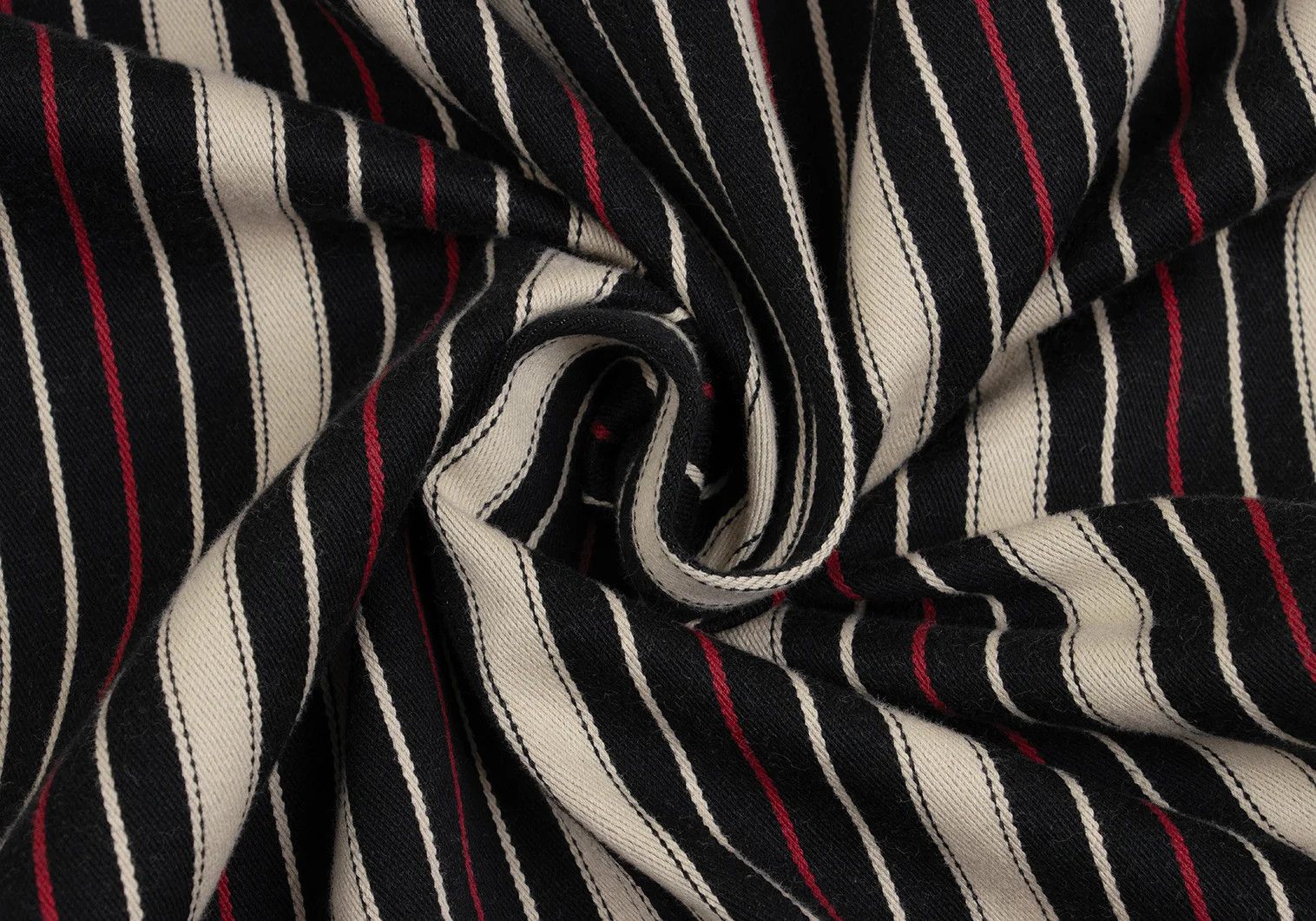 Issey Miyake Striped 3B Cotton Jacket in Black, Beige, and Red Size US XL / EU 56 / 4 - 18 Thumbnail