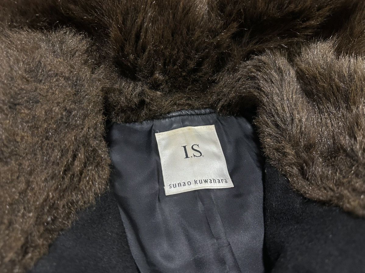 Issey Miyake 🔥Rare Vintage IS Sunao Kuwahara Wool Duffle Coat Fur Collar Size US S / EU 44-46 / 1 - 21 Thumbnail