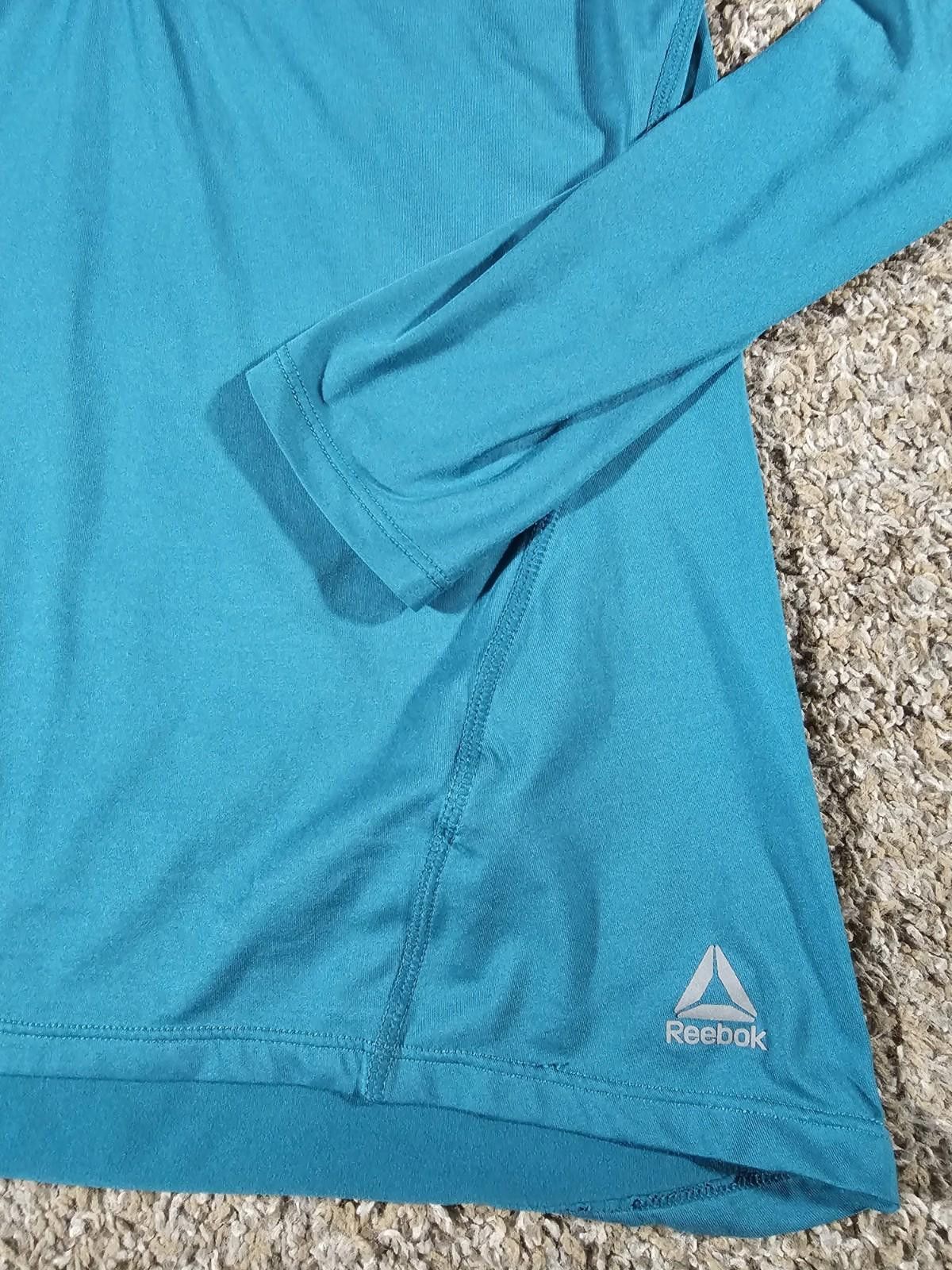 Reebok Reebok 1/2 Zip Womens S Athletic Hoodie Size S / US 4 / IT 40 - 2 Thumbnail