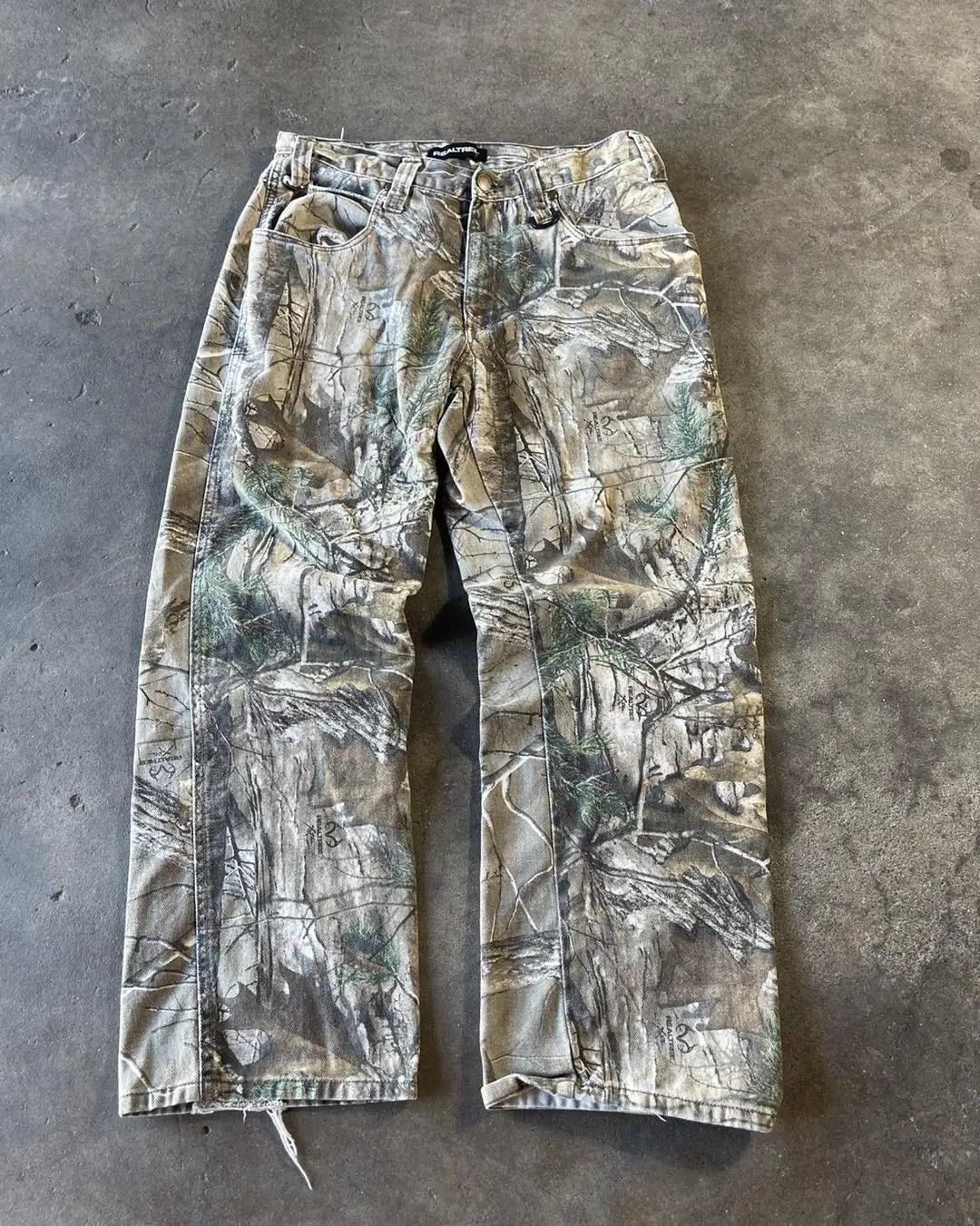 Designer × Japanese Brand Camouflage Oversize Hip Hop Jean Size US 37 - 4 Thumbnail