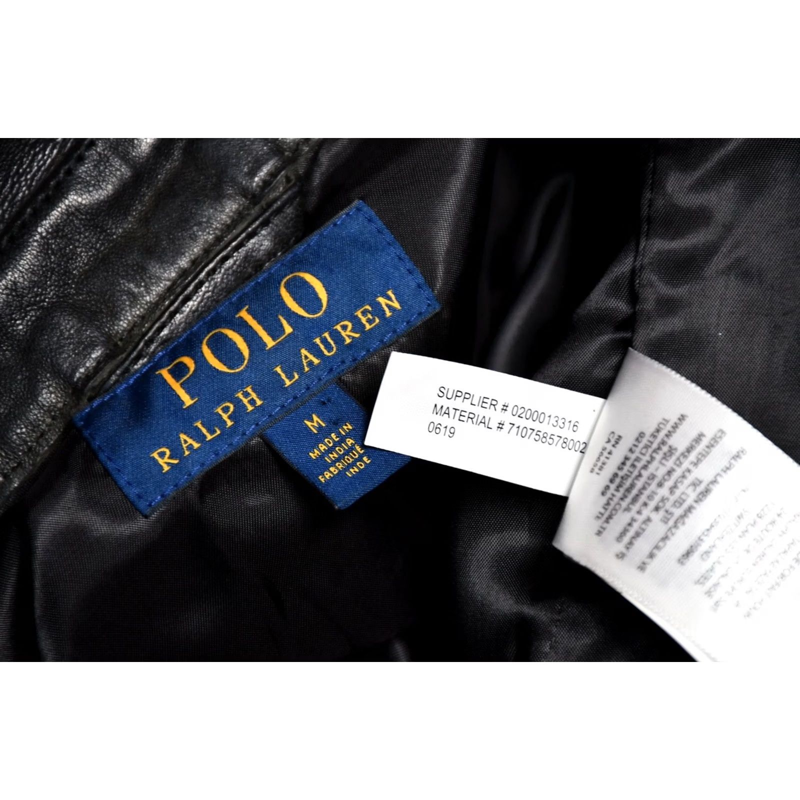 Polo Ralph Lauren Polo Ralph Lauren Black Leather Shirt Jacket Men's Size M Size US M / EU 48-50 / 2 - 7 Thumbnail