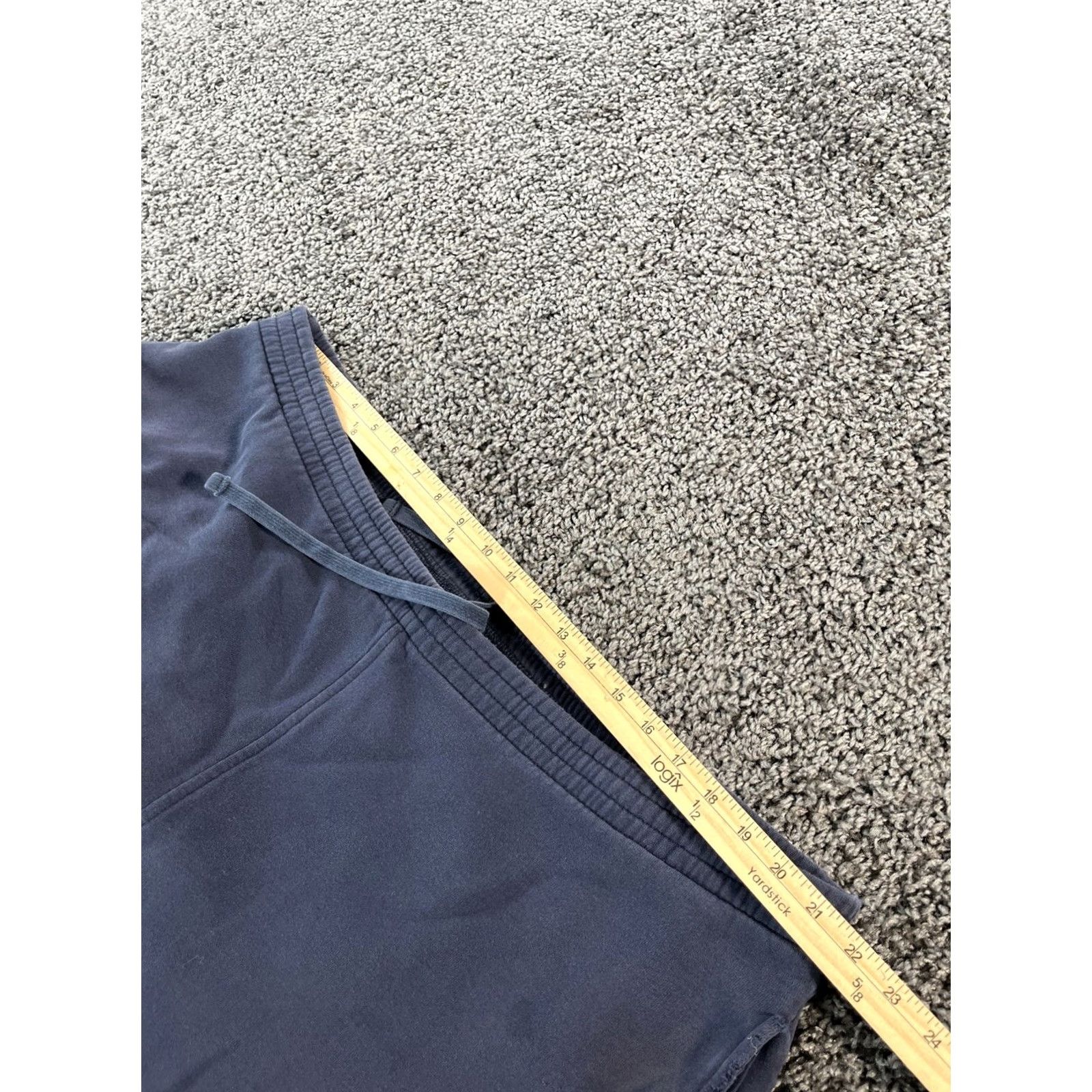 Old Navy VINTAGE Old Navy Sweatpants Pants Drawstring Distressed Navy Blue XL Mens Blue Sweatpants AM Mens XL Size US 36 / EU 52 - 4 Thumbnail