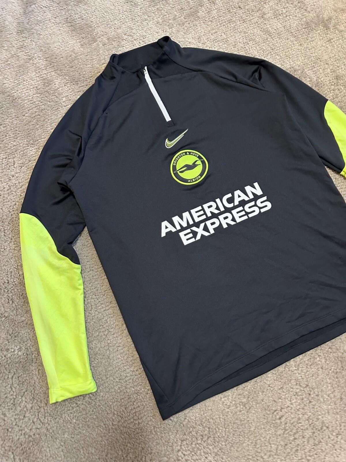 Nike Nike Brighton 2022-23 Football Soccer Drill Top 1/4 Zip Size US L / EU 52-54 / 3 - 2 Thumbnail