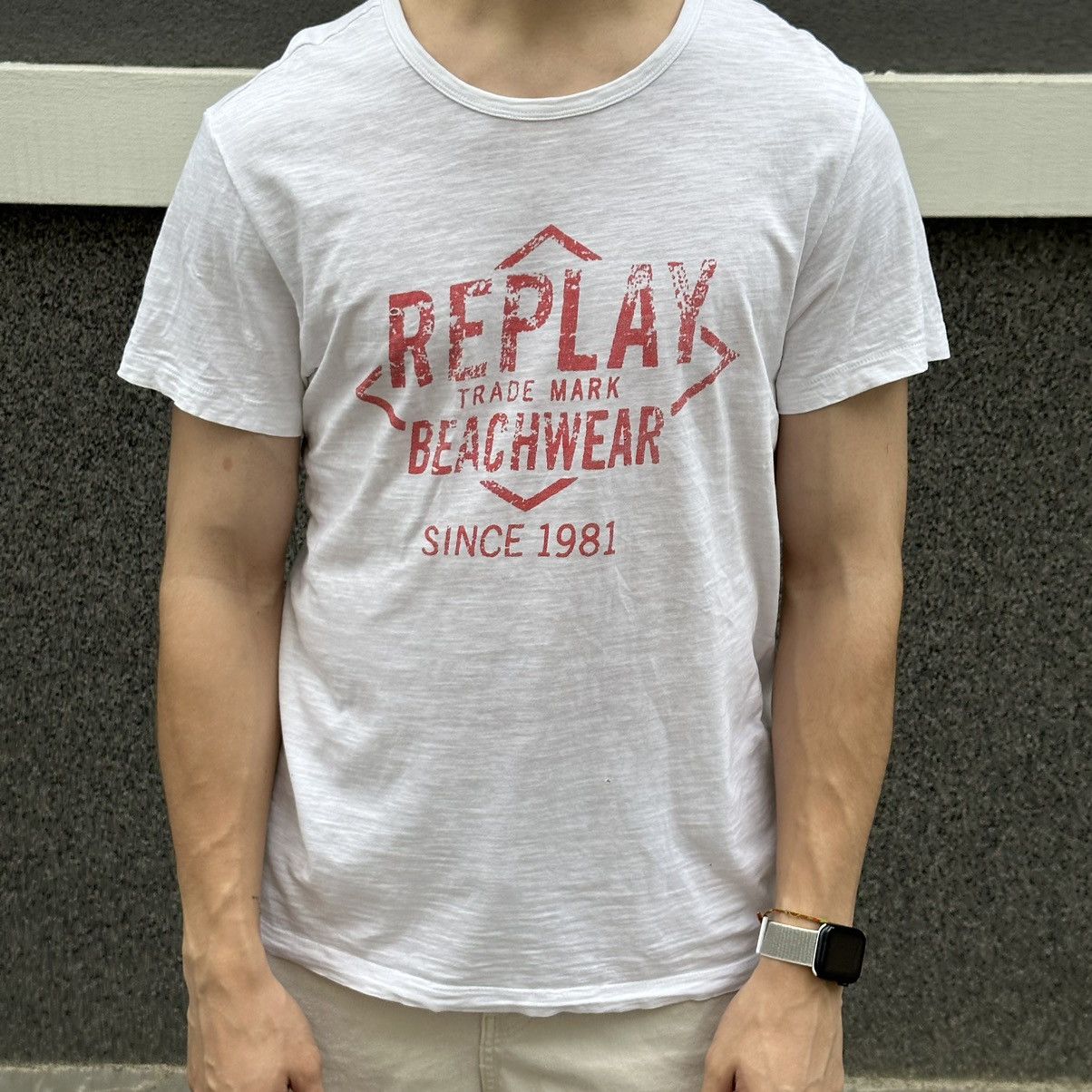 Replay Vintage Replay T-shirts Trade Mark Beachwear Y2K Logo 00s Size US XXL / EU 58 / 5 - 3 Thumbnail