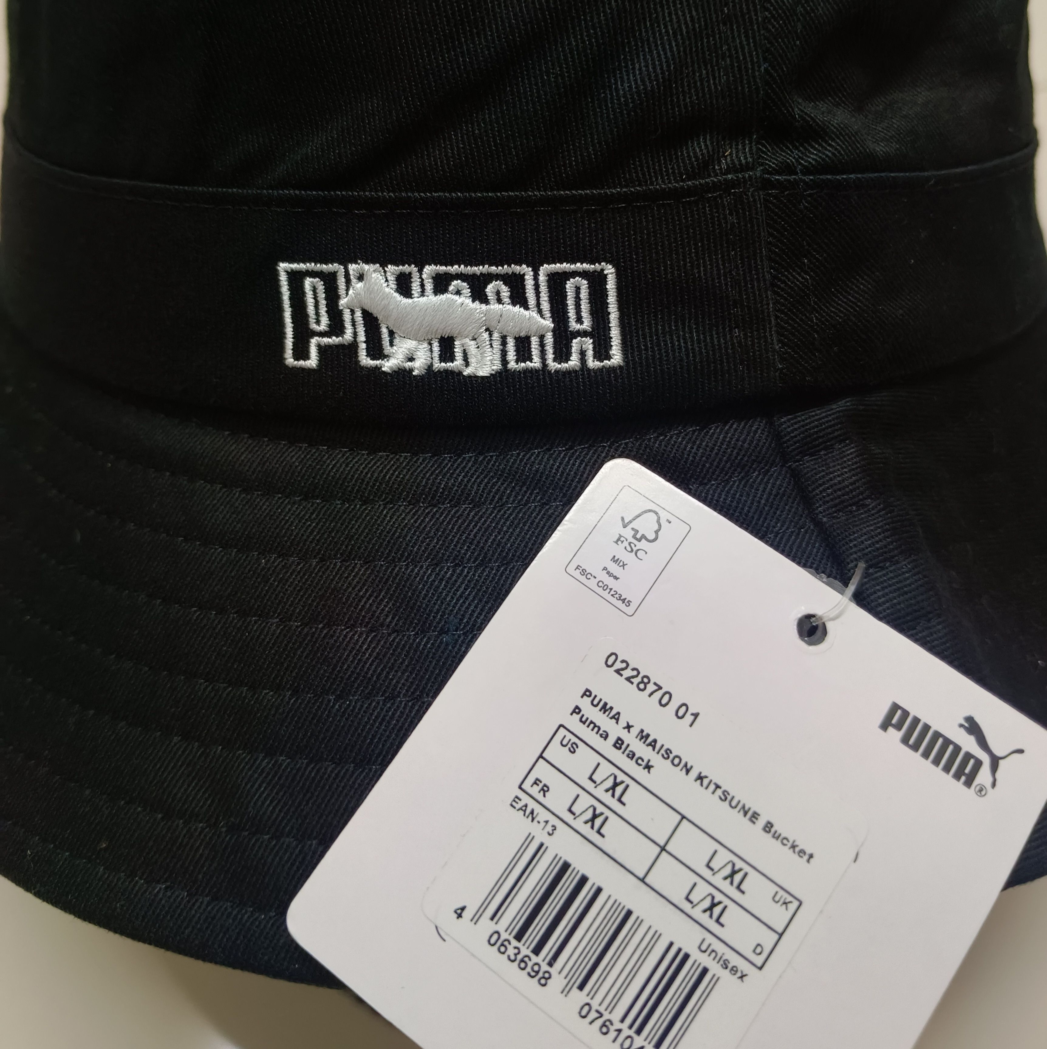 Maison Kitsune × Puma Rare Maison Kitsune X Puma Bucket Hat 2020 Size ONE SIZE - 8 Thumbnail