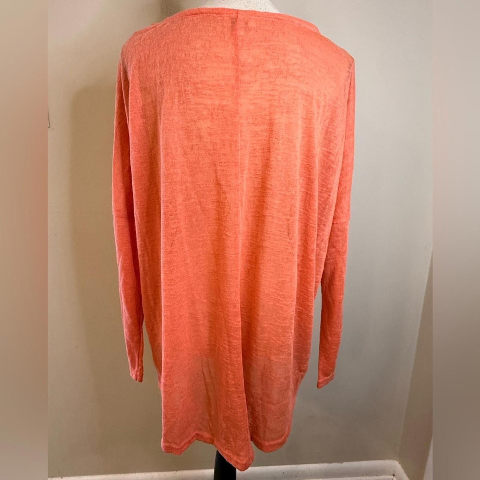 Other Umgee orange lightweight sweater long sleeves SZ M Size M / US 6-8 / IT 42-44 - 4 Thumbnail