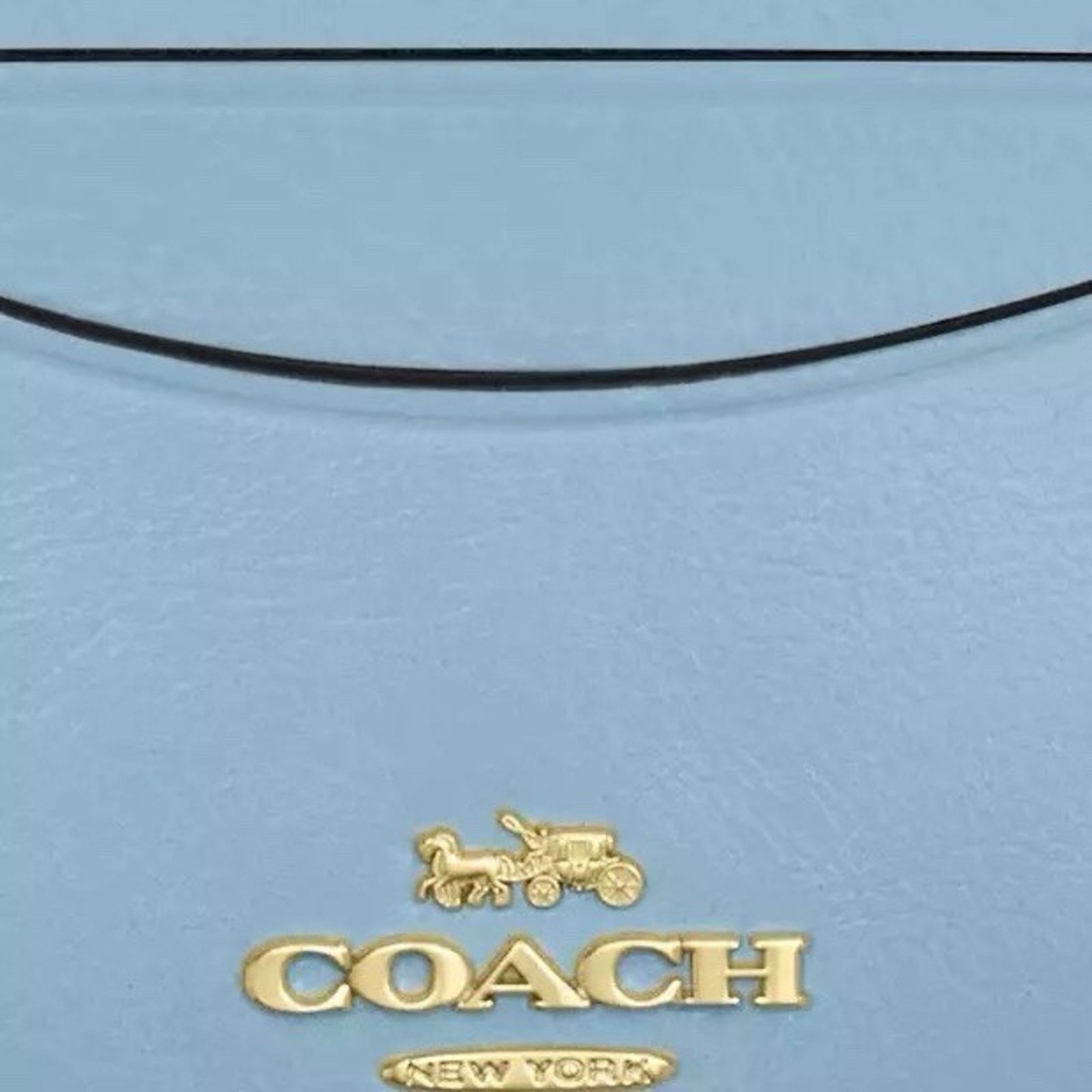 Coach NWT Coach Slim Id Card Case Powder Blue CBL81 Size ONE SIZE - 5 Thumbnail