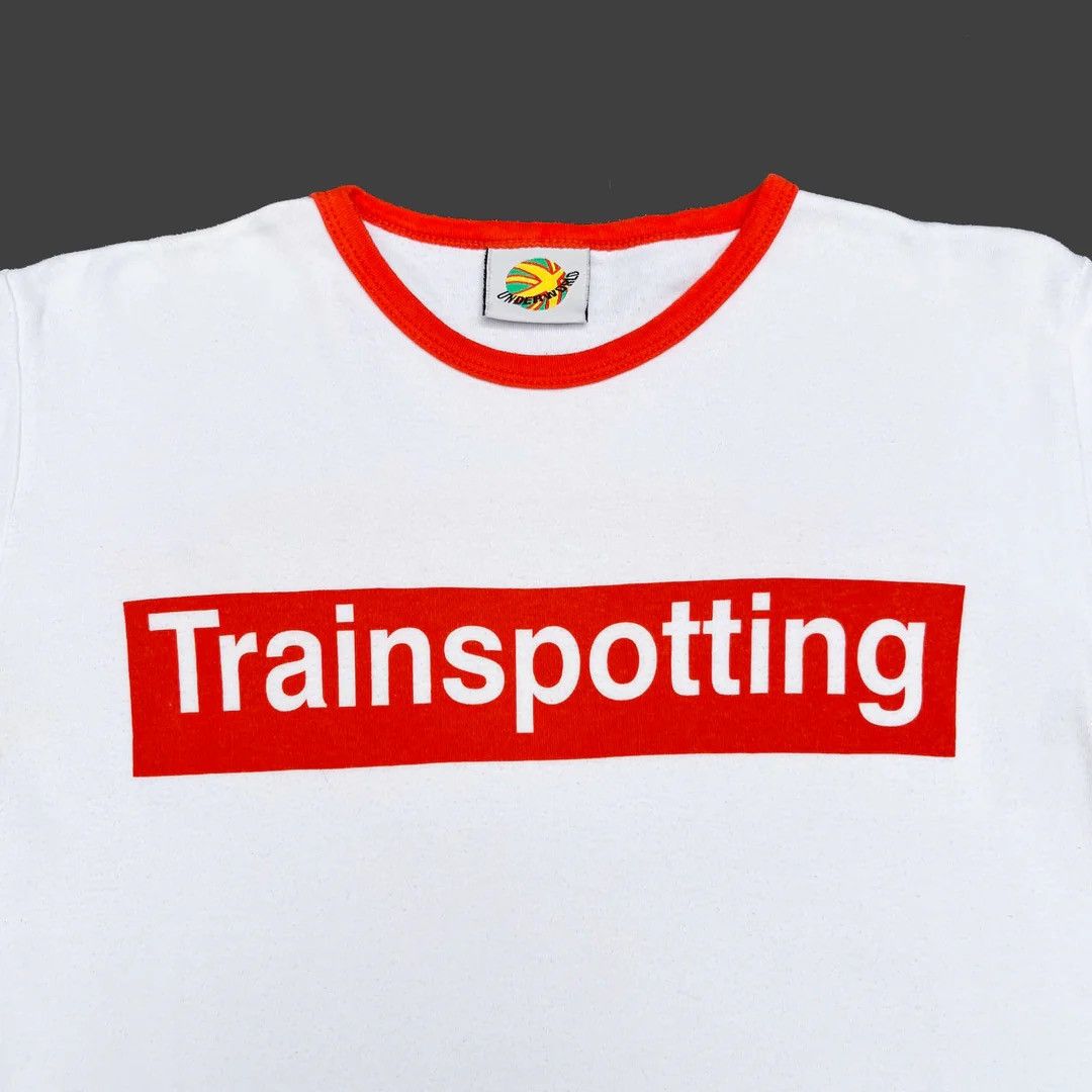 Vintage Trainspotting 1996 96 90s Vintage Logo Movie Ringer T-Shirt Size M / US 6-8 / IT 42-44 - 3 Thumbnail