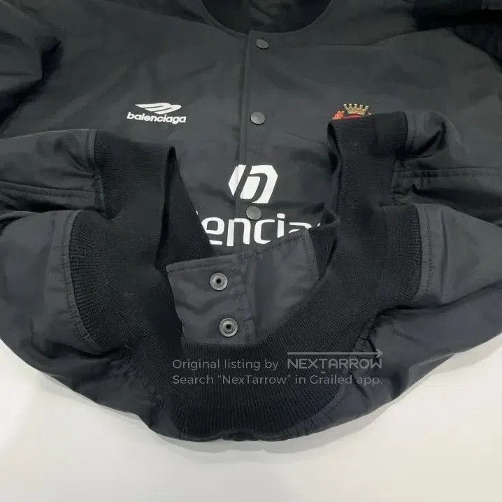 Balenciaga Balenciaga Black Soccer Team Jacket for Men. Size US M / EU 48-50 / 2 - 8 Thumbnail
