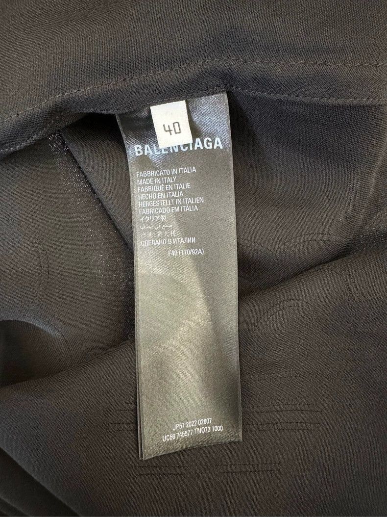 Balenciaga Balenciaga dark grain, double B lock and full print jacket Size US XXS / EU 40 - 7 Thumbnail