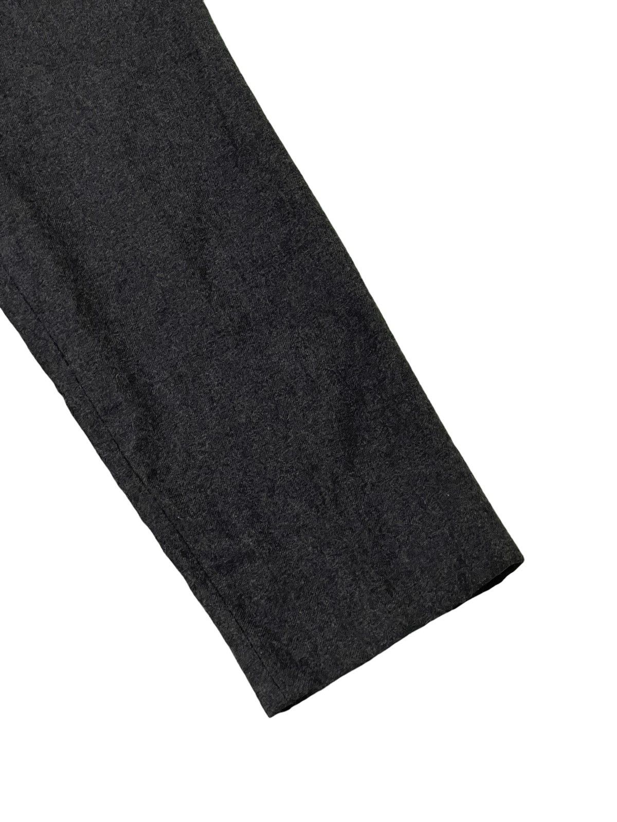 Japanese Brand Wide Baggy 90s Lecco Japan Wool Trouser 7🟦1 Size US 28 / EU 44 - 4 Thumbnail