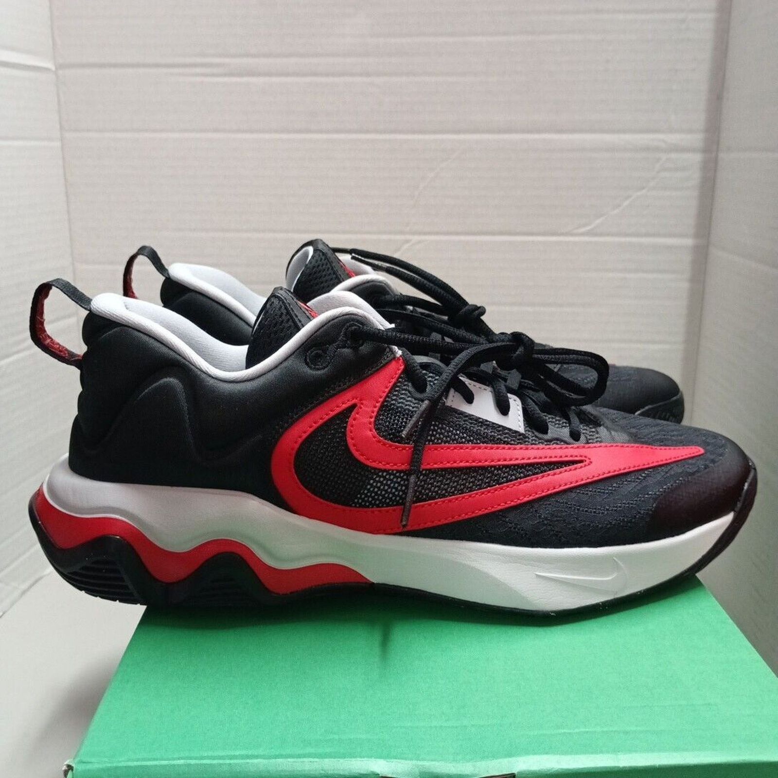 Nike Nike Giannis Immortality 3 Mens Size 12 Black University Red Size US 12 / EU 45 - 2 Thumbnail