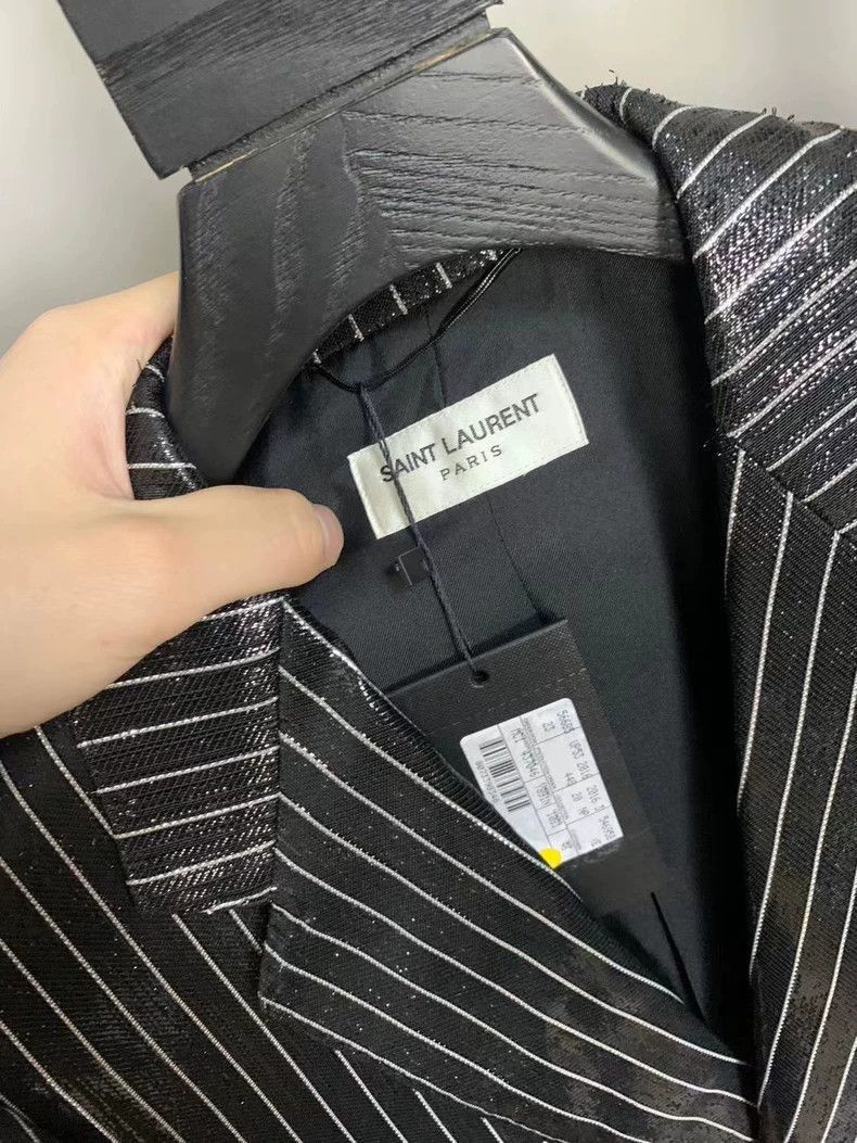 Saint Laurent Paris Saint Laurent FW2016 Striped Blazer- Size US S / EU 44-46 / 1 - 2 Thumbnail