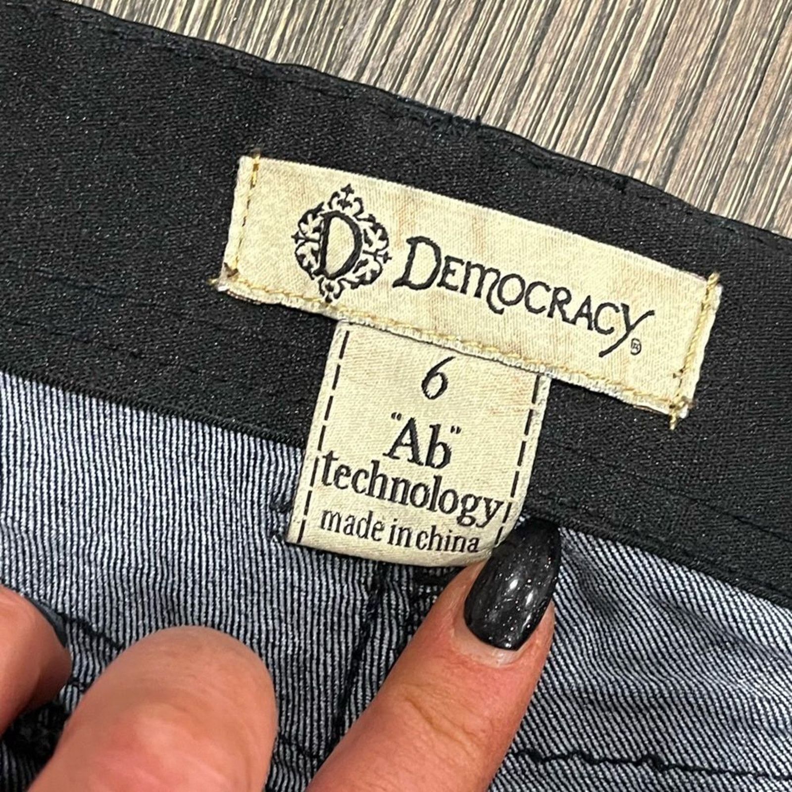 Vintage Democracy Womens 6 "Ab" Solution Skinny Jeans Stretch Denim Size 28" / US 6 / IT 42 - 8 Thumbnail